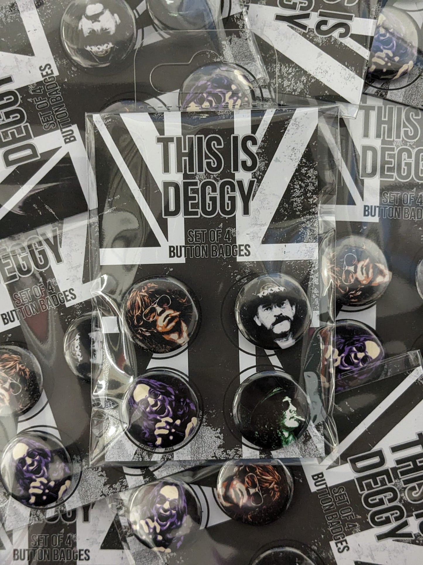 British Rock Legends Badge Pack