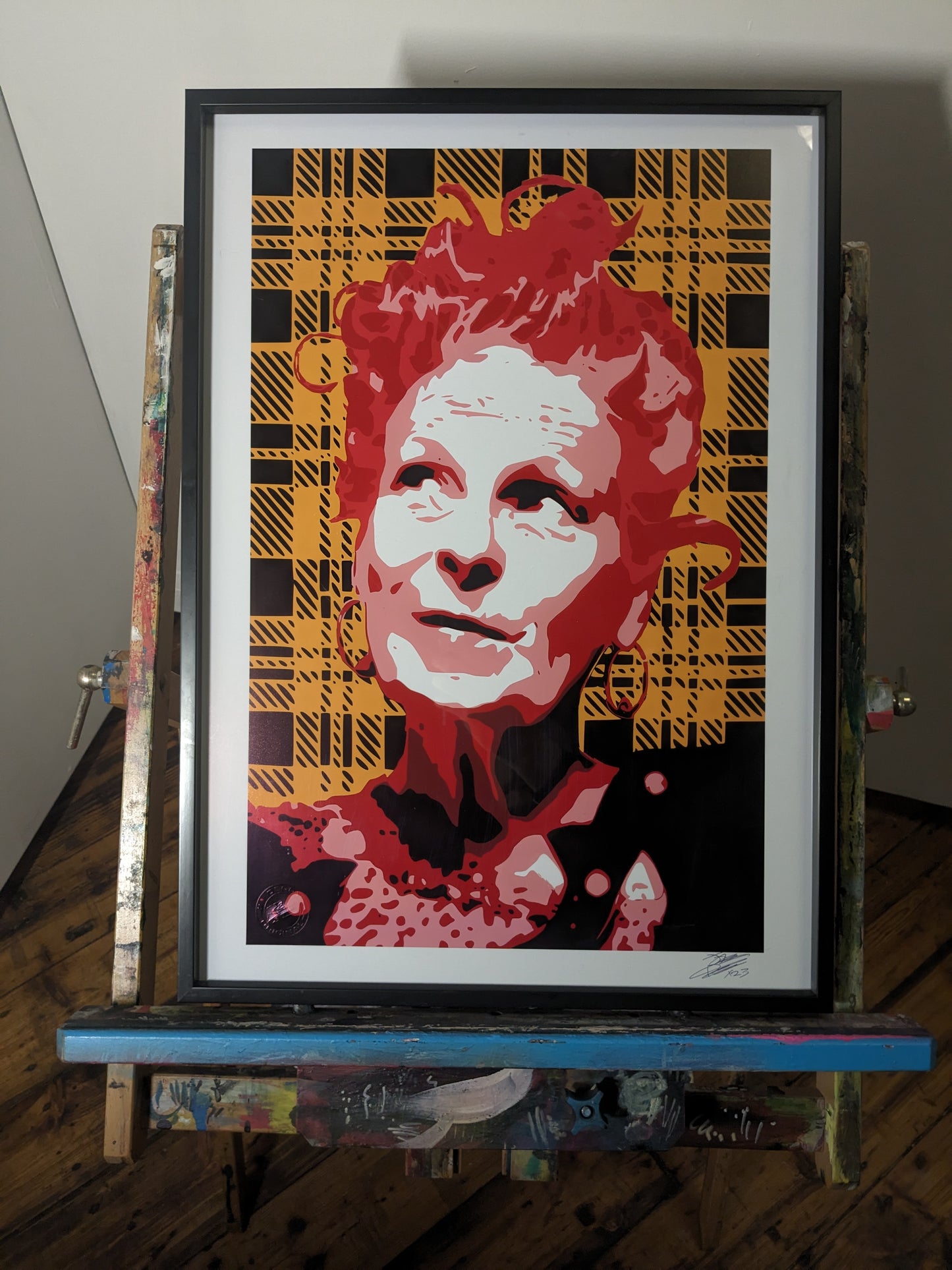 Vivienne Westwood A2 Digi Print Yellow & Black
