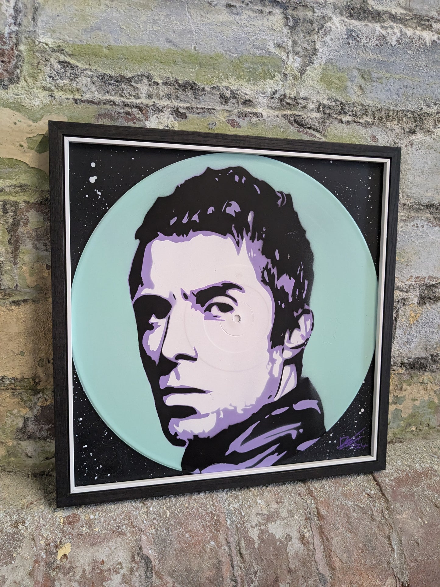 Liam Gallagher 12" Painted Record
