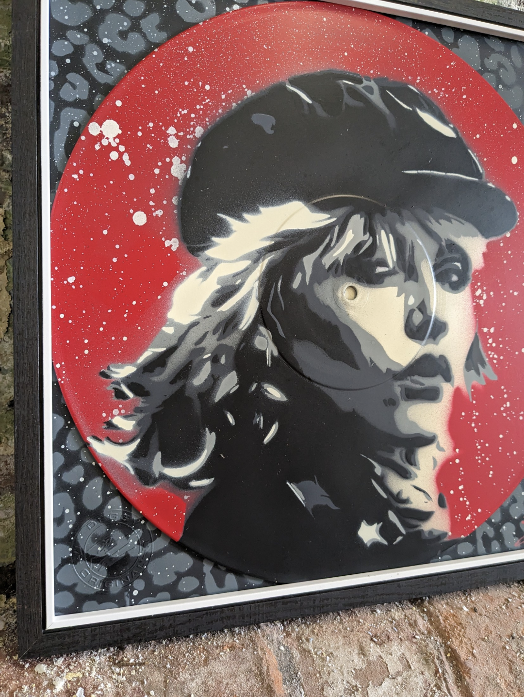 Debbie Harry 12" Vinyl Record Original Spray Painting