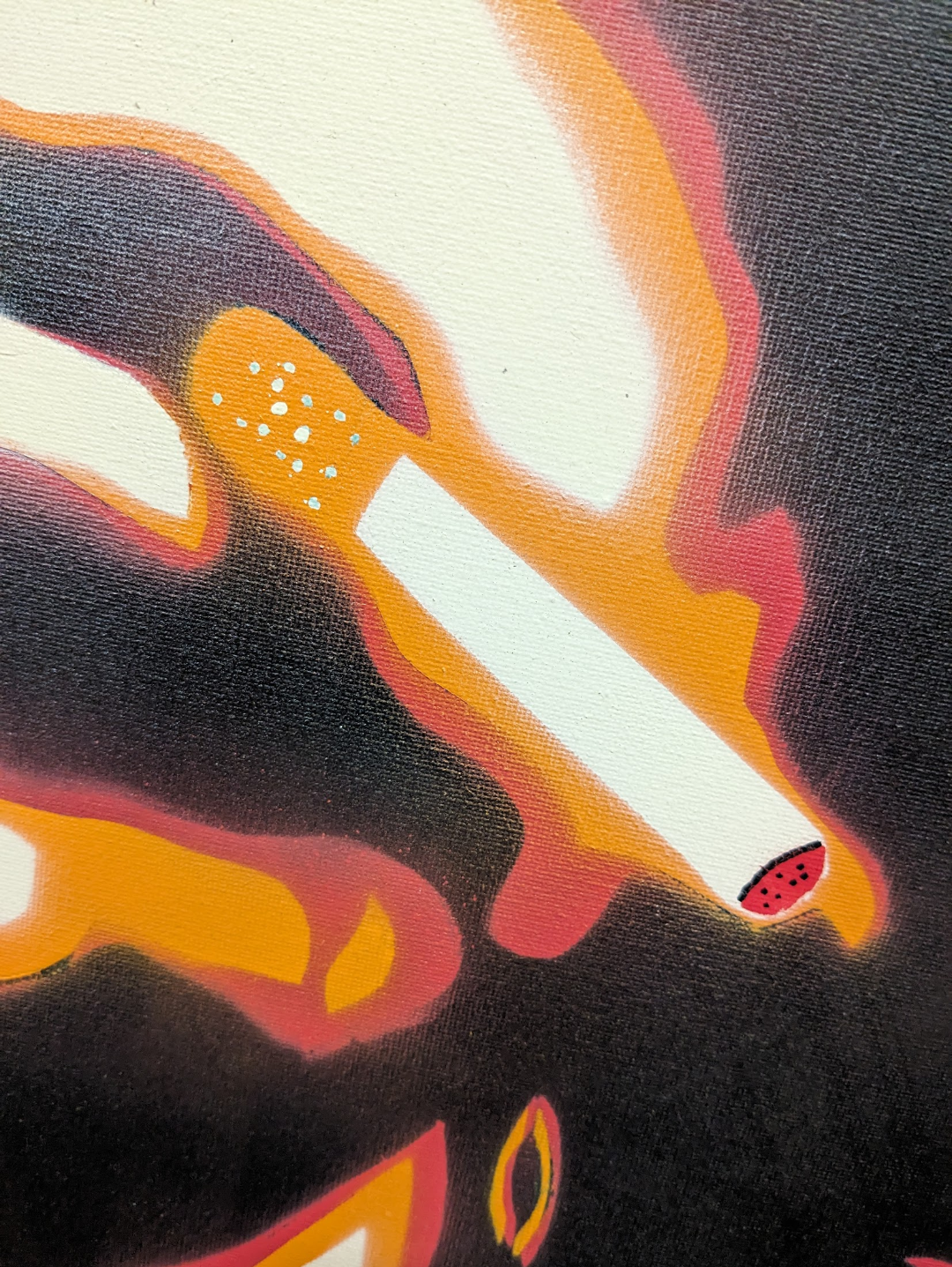 Keef Richards 40" x 32" Original SprayPainting