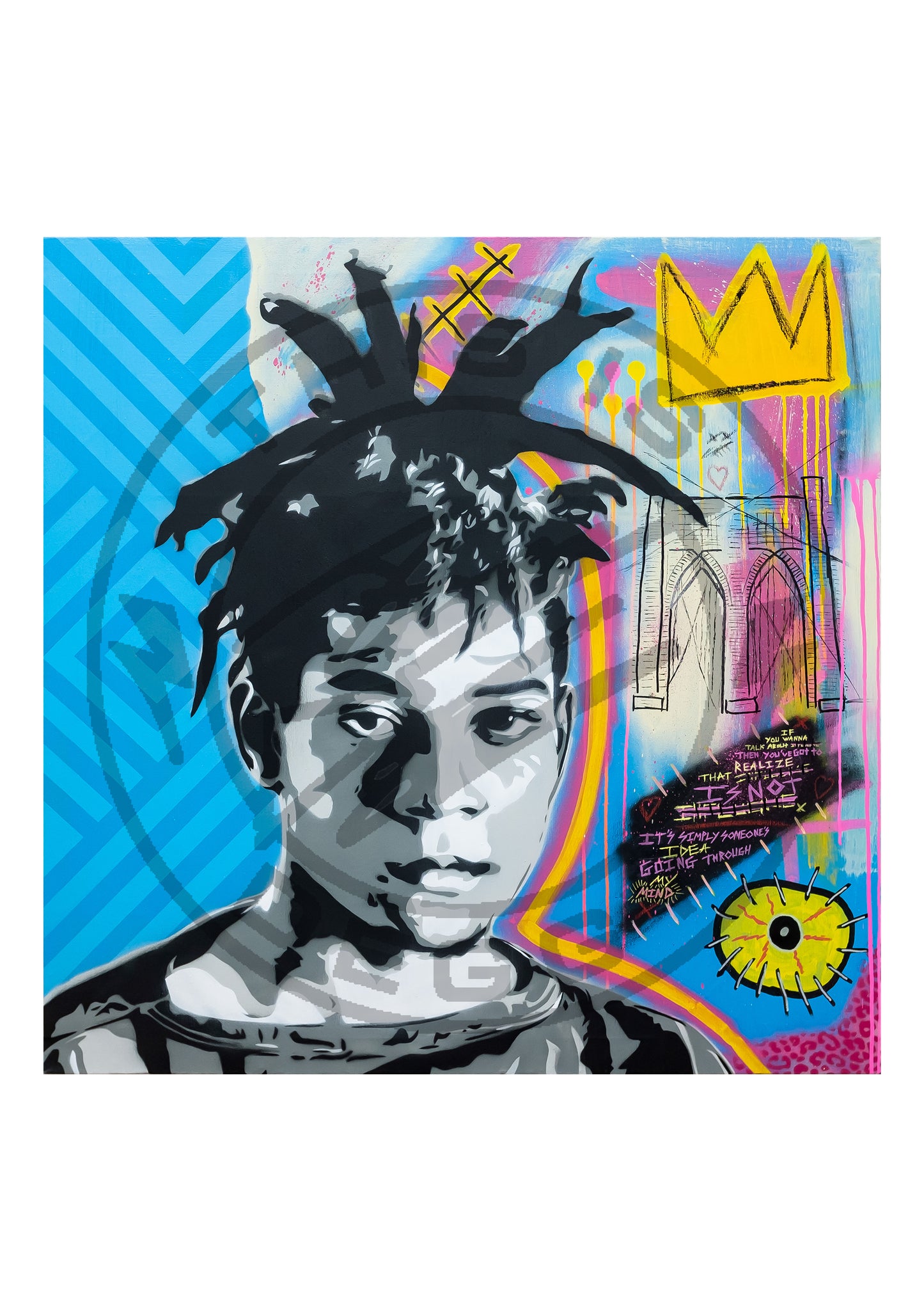 Jean-Michel Basquiat Open Edition Giclée Print