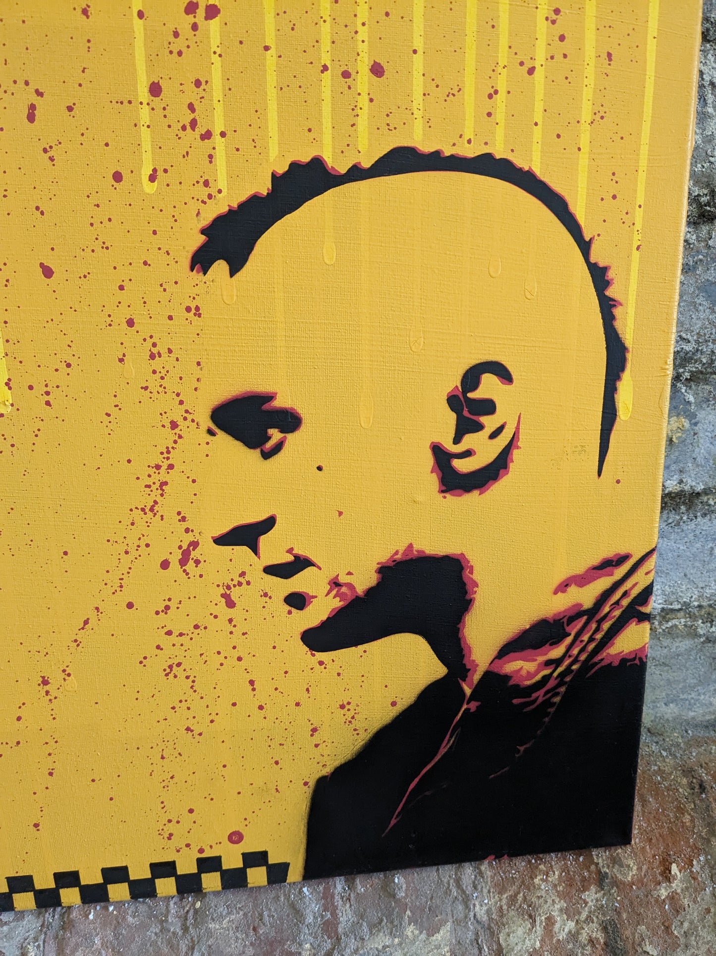 "Someday, A Real Rain Will Come And Wash All The Scum Off The Streets." Taxi Driver Original Painting