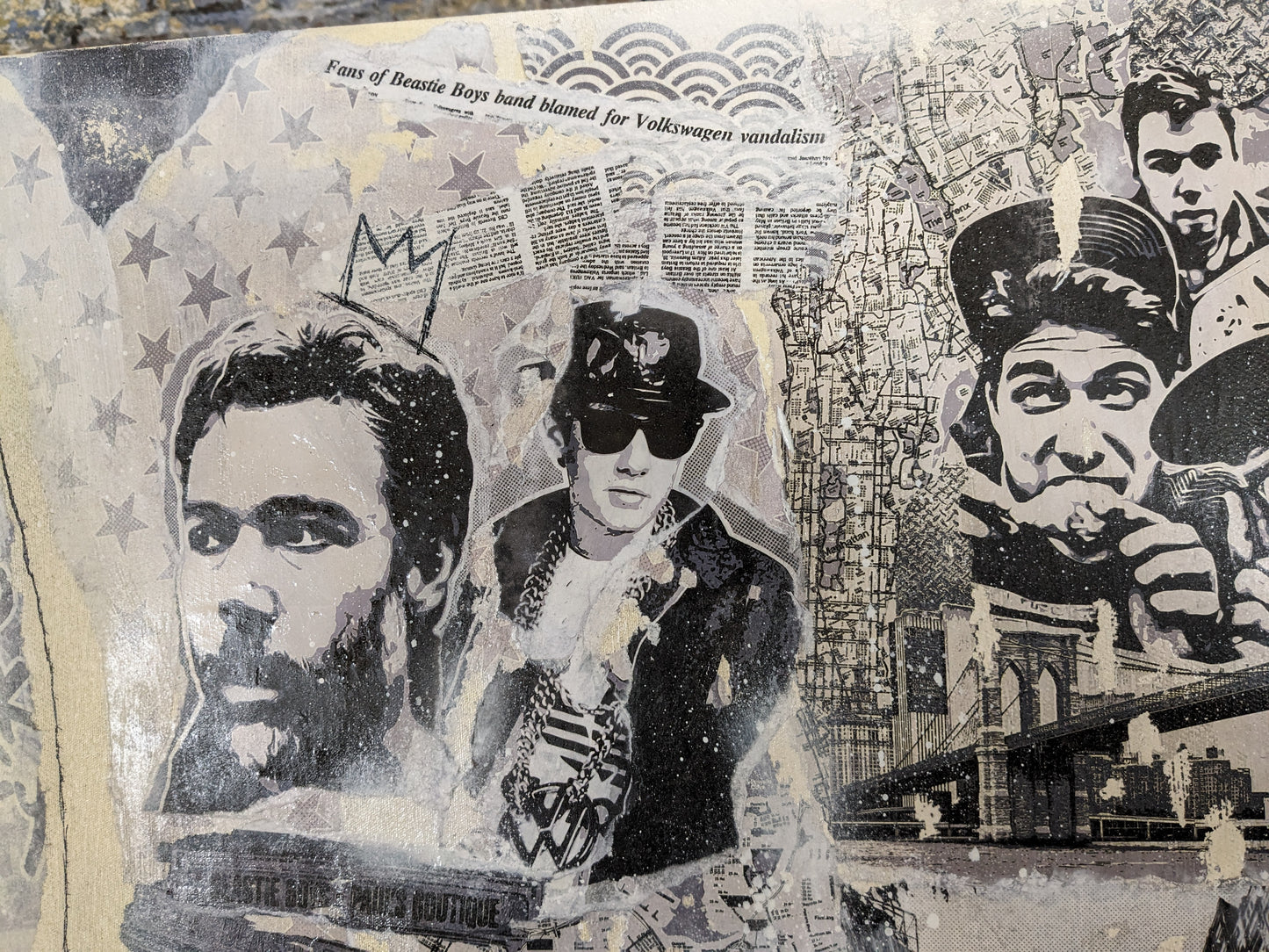 "An Open Letter To New York City" Beastie Boys Original Painting (200cm x 100cm)