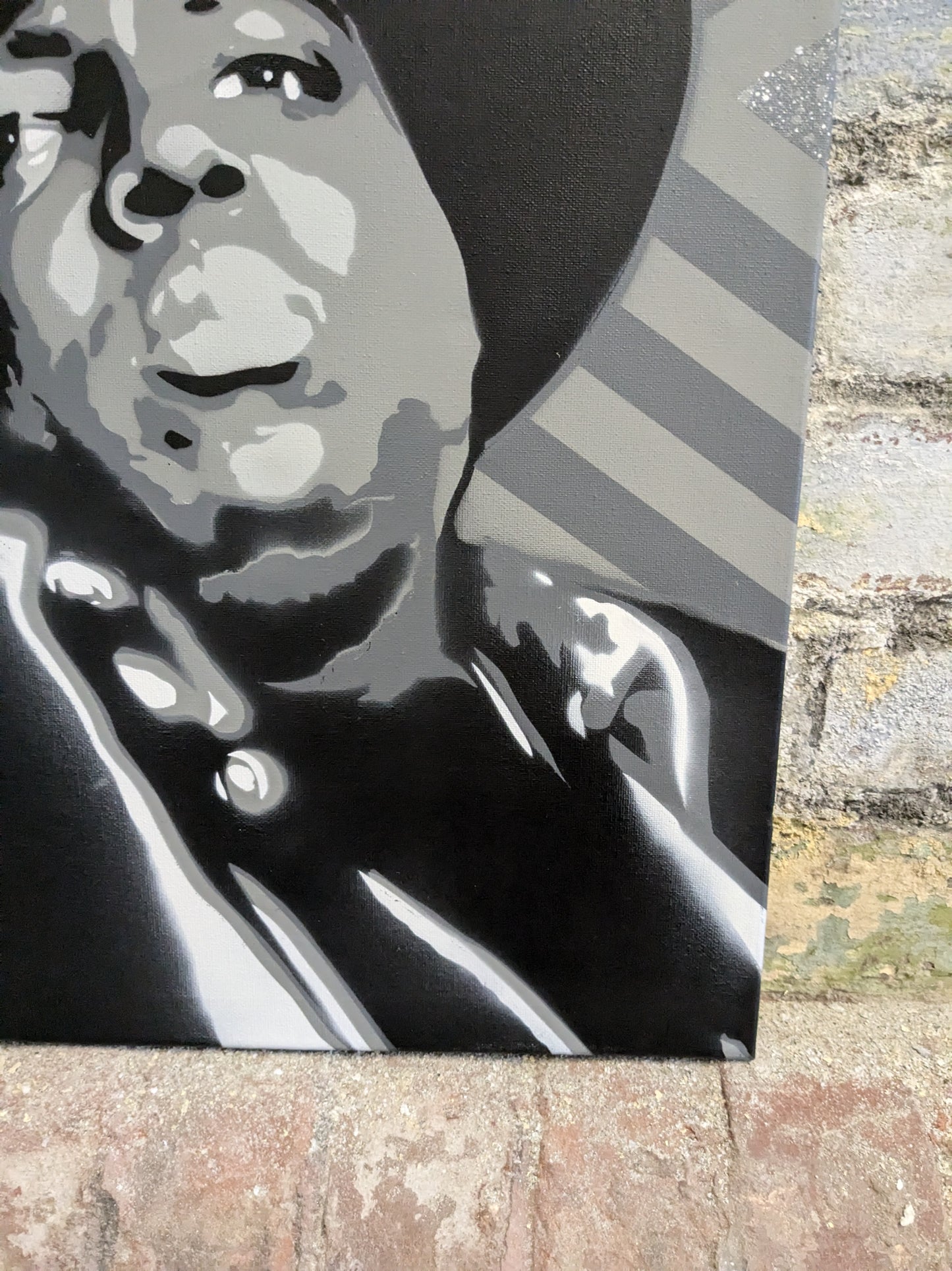 Notorious B.I.G & Tupac (x2 40cm x 50cm) Original Spray Paintings