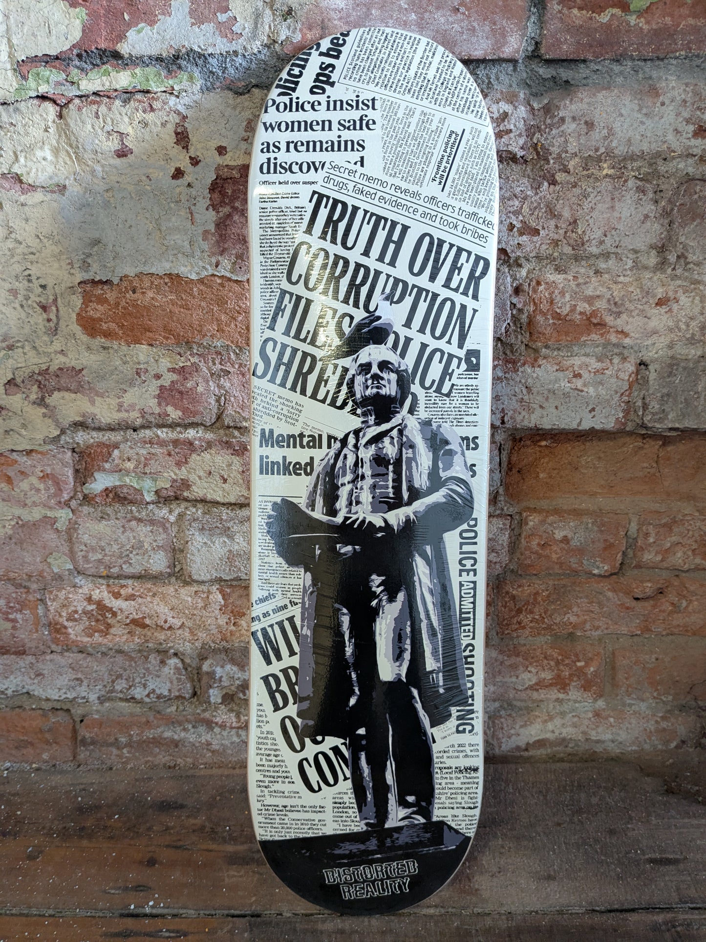 Distorted Reality - Power, Corruption & Lies Skateboard Deck