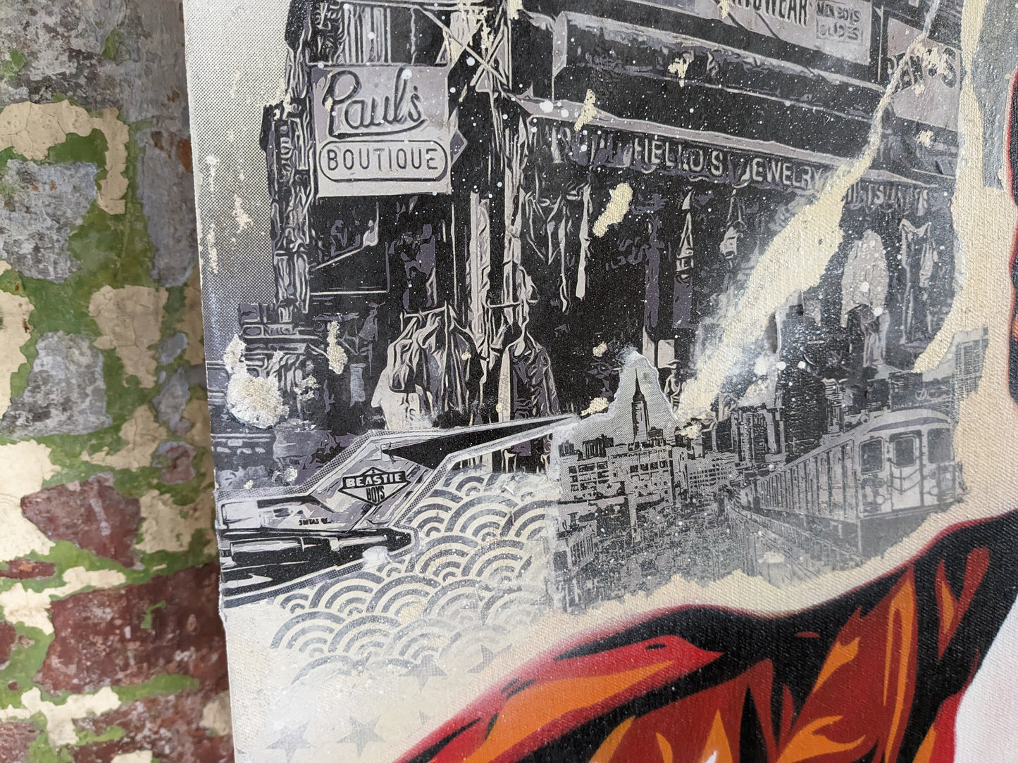 "An Open Letter To New York City" Beastie Boys Original Painting (200cm x 100cm)