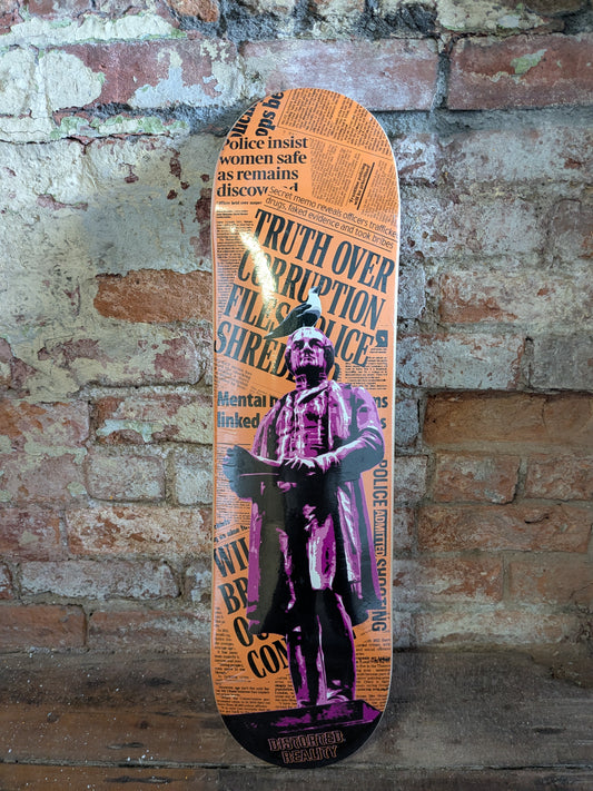 Distorted Reality - Power, Corruption & Lies Skateboard Deck