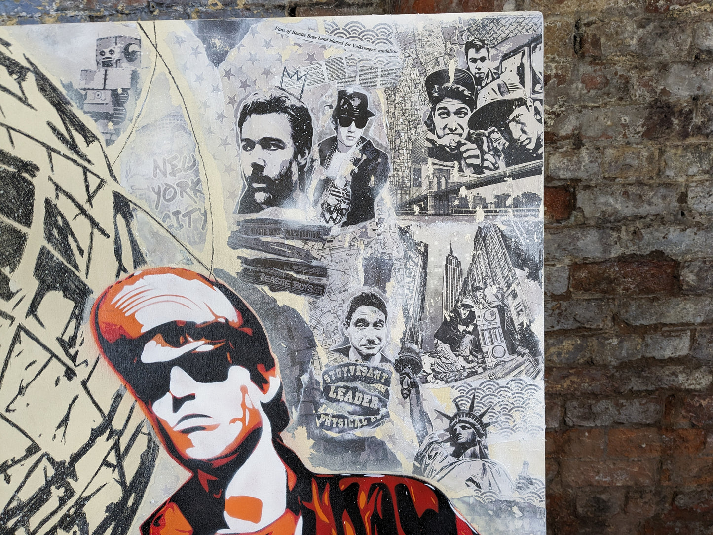 "An Open Letter To New York City" Beastie Boys Original Painting (200cm x 100cm)