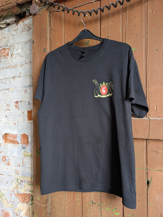 Glossop Wood Pushing Co. "Ciggy" T- Shirt Black