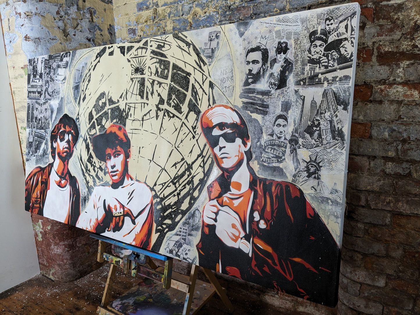 "An Open Letter To New York City" Beastie Boys Painting (200cm x 100cm)