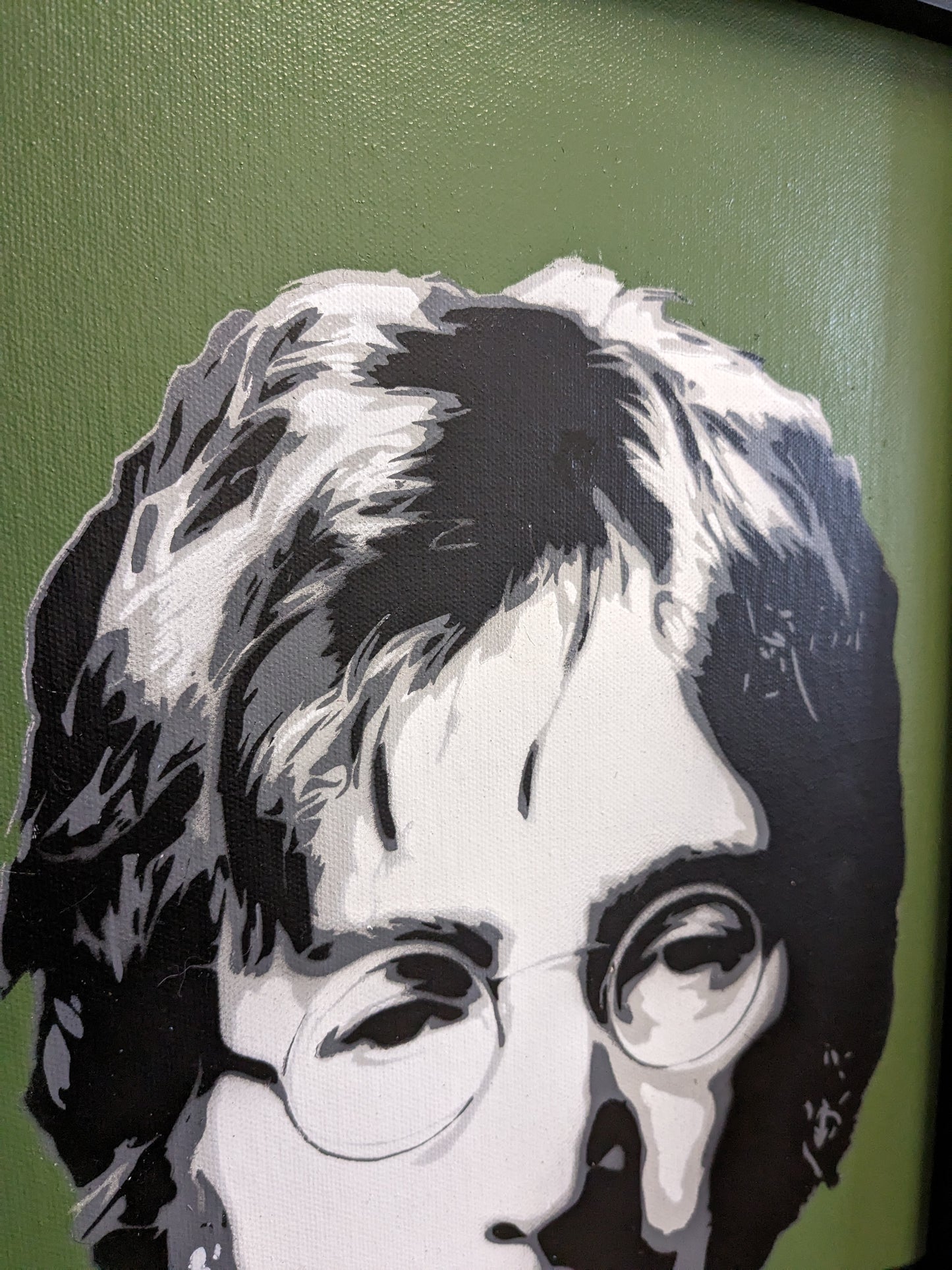 John Lennon A3 Spray Painting