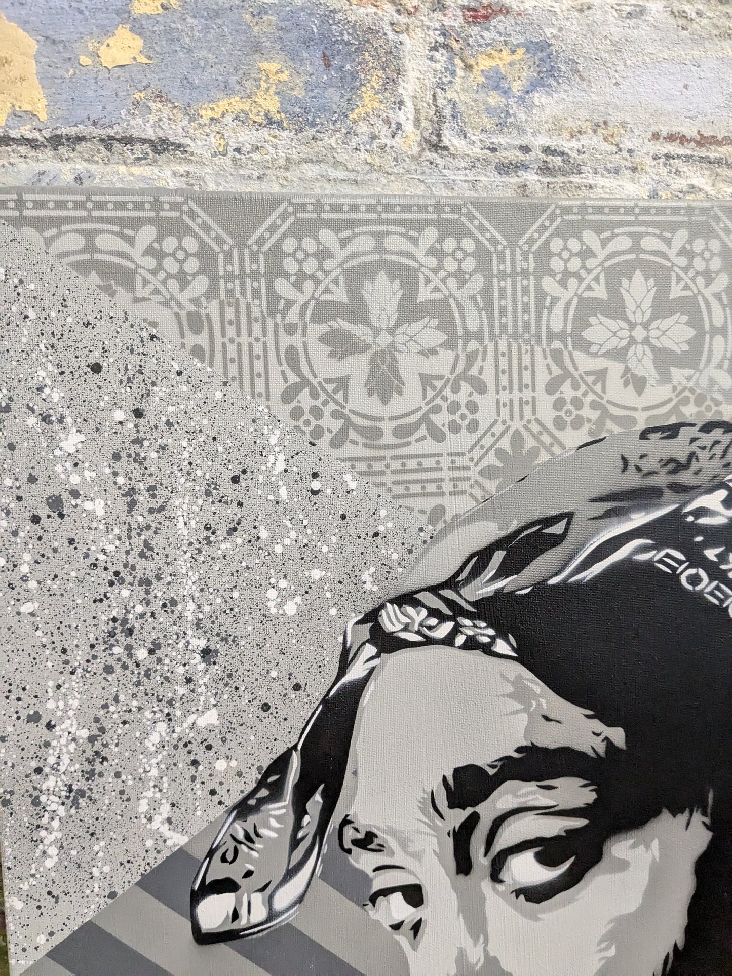 Tupac Shakur (40cm x 50cm) Original Spray Painting