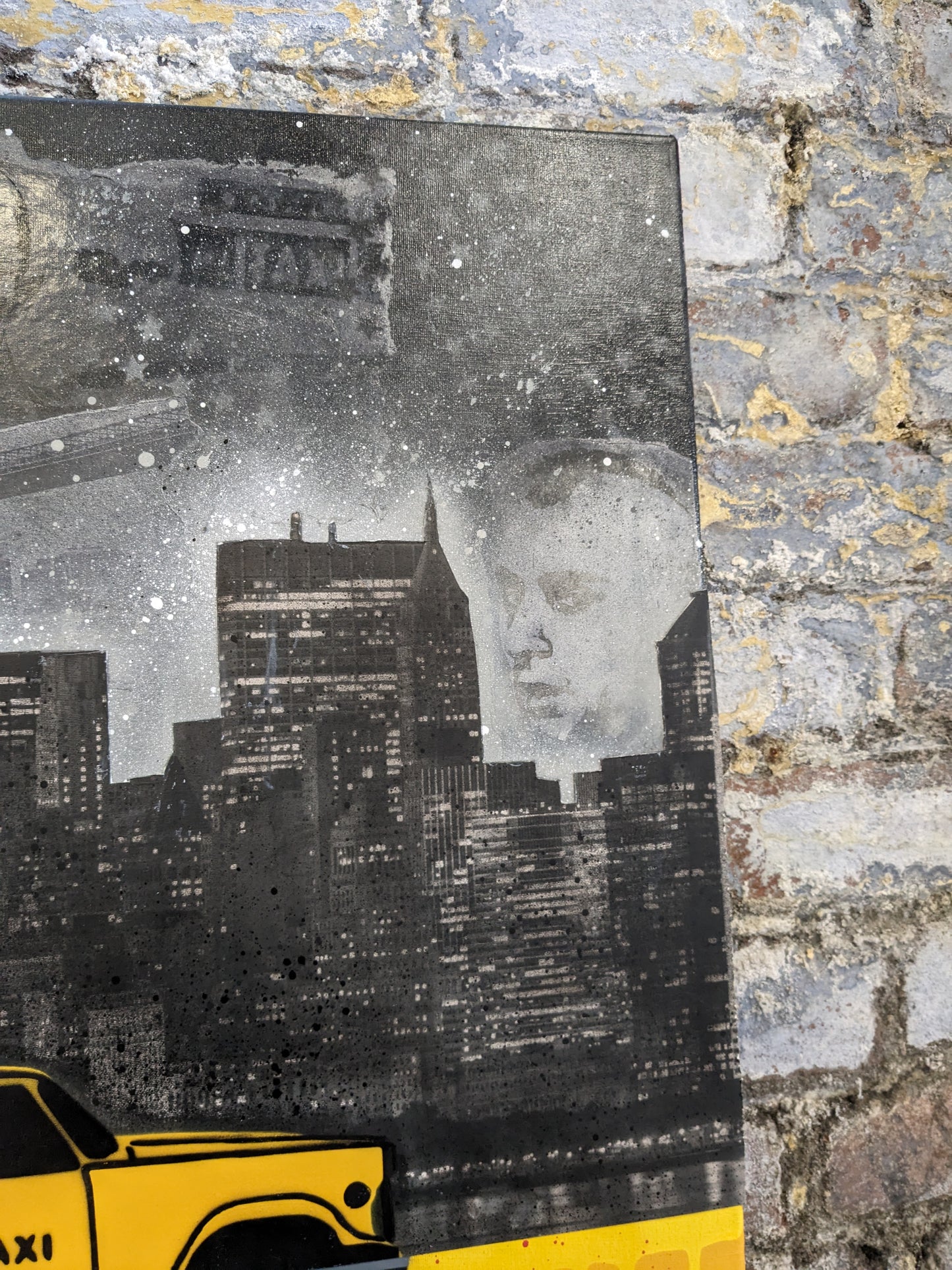 "Someday, A Real Rain Will Come And Wash All The Scum Off The Streets." Taxi Driver Original Painting