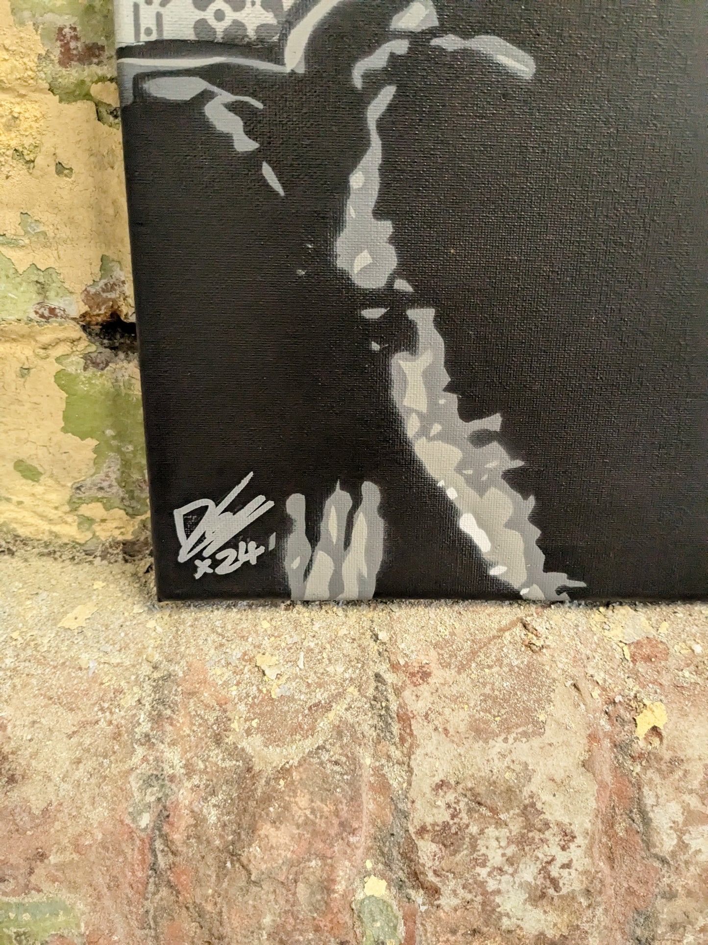 Notorious B.I.G & Tupac (x2 40cm x 50cm) Original Spray Paintings