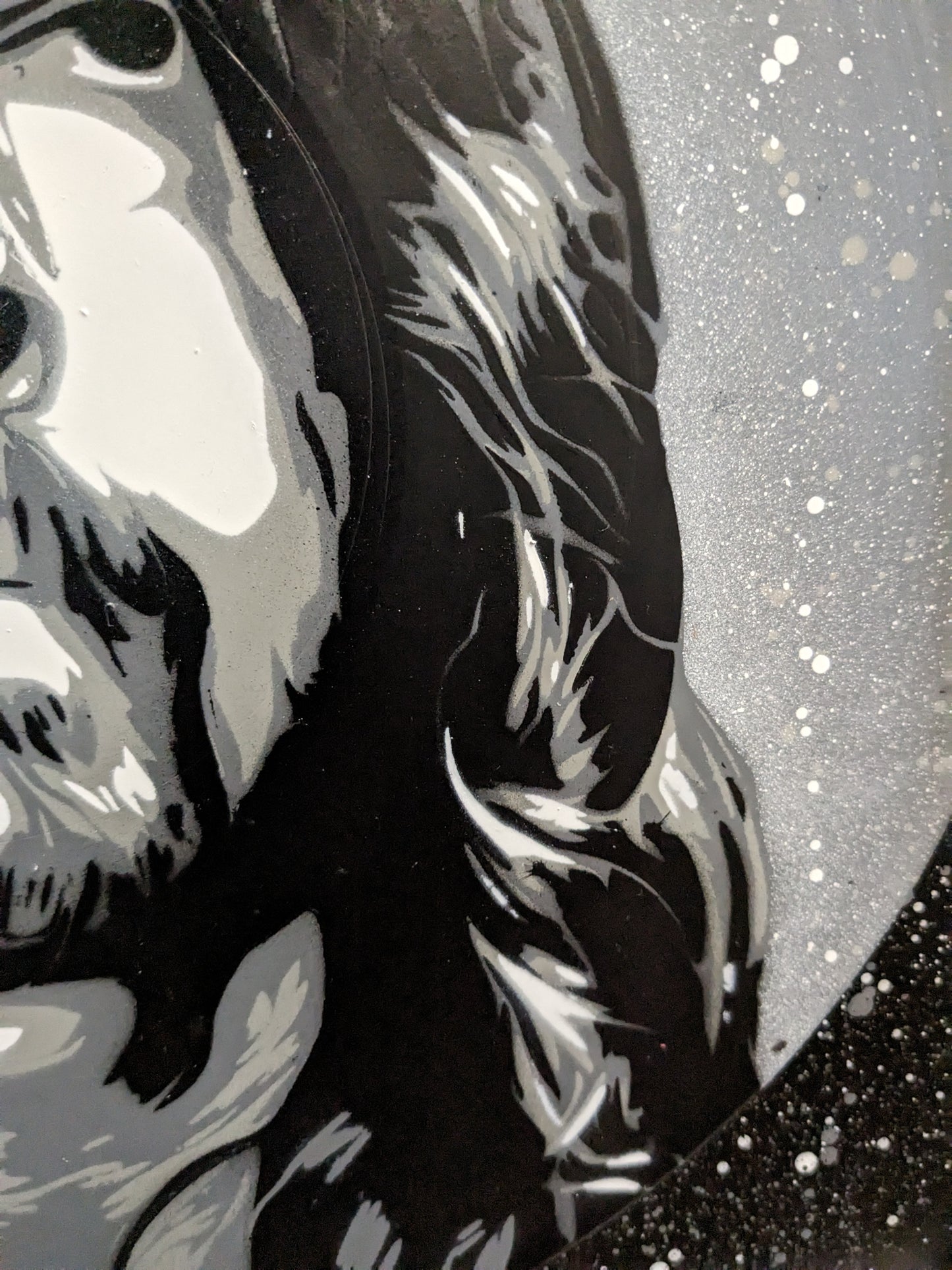 Dave Grohl 12" Spray Painted Record