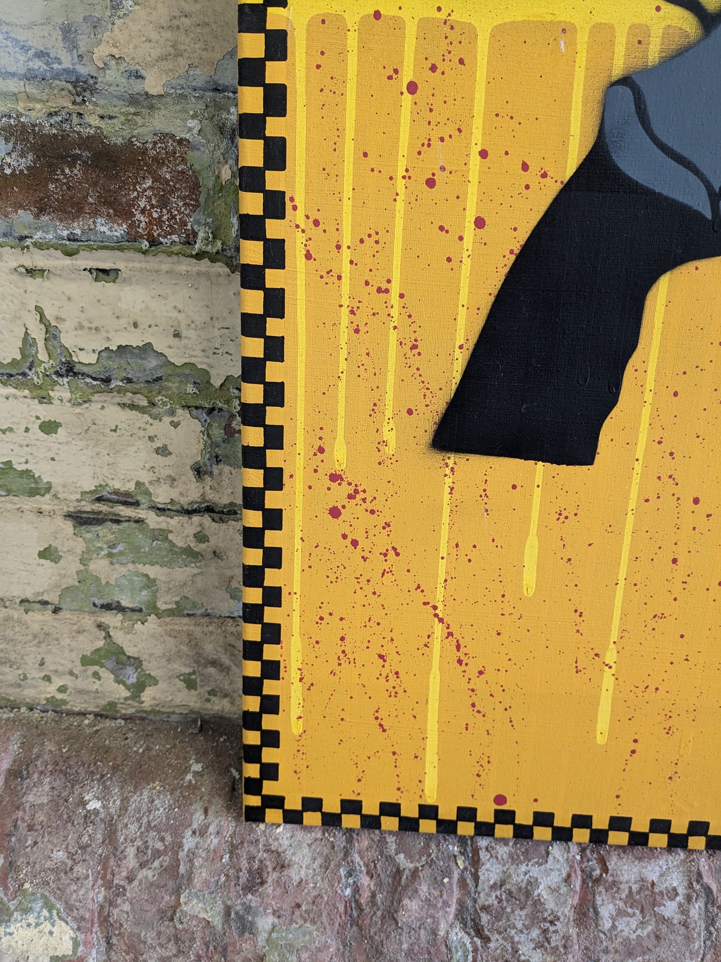 "Someday, A Real Rain Will Come And Wash All The Scum Off The Streets." Taxi Driver Original Painting