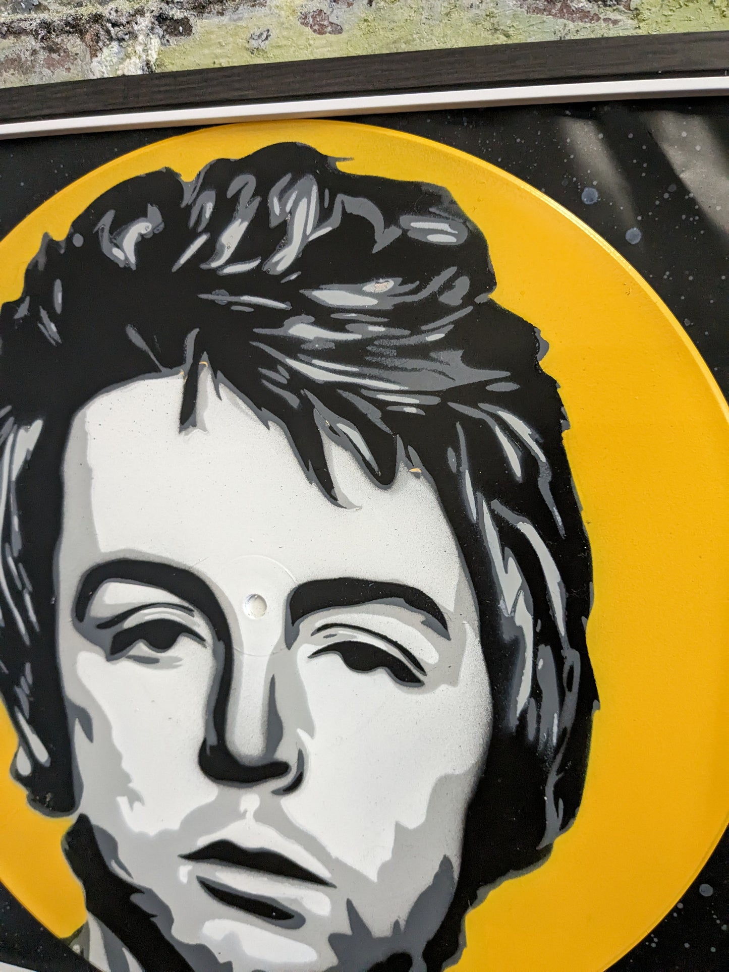 Paul McCartney 12" Spray Painted Record