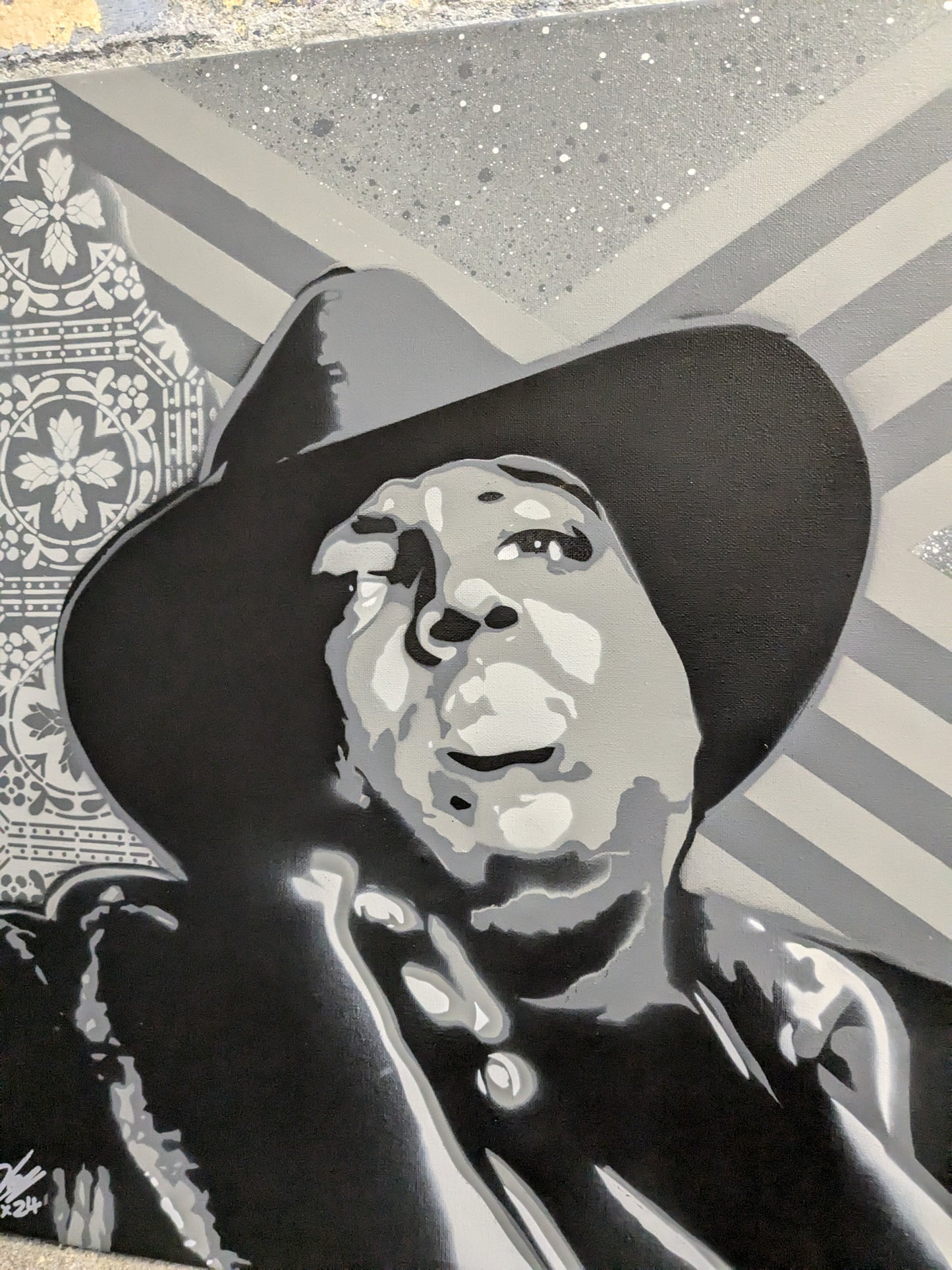 Notorious B.I.G & Tupac (x2 40cm x 50cm) Original Spray Paintings