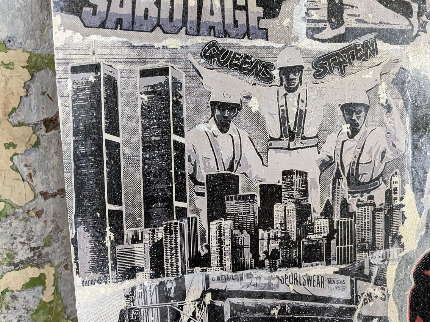 "An Open Letter To New York City" Beastie Boys Original Painting (200cm x 100cm)