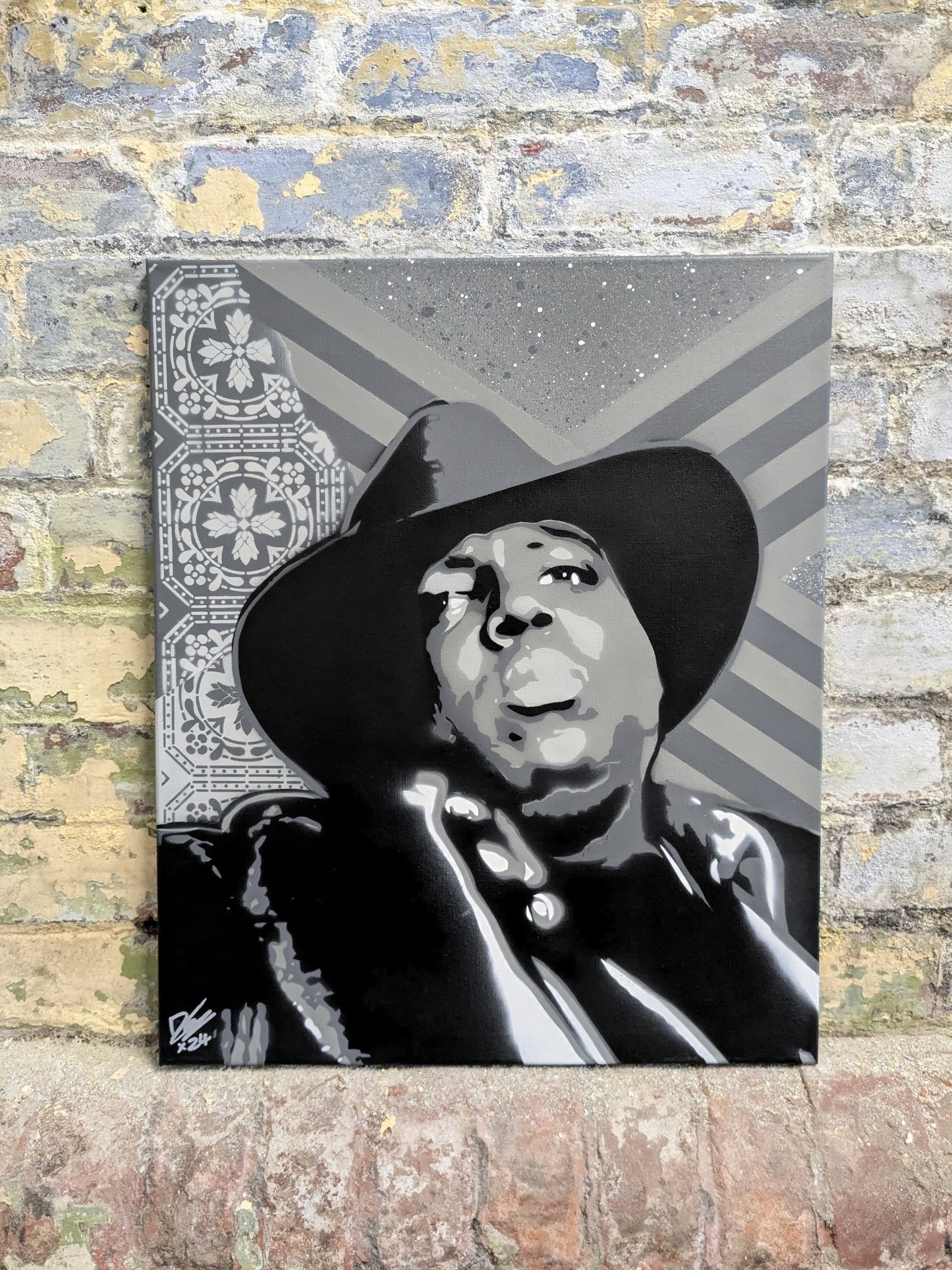 Notorious B.I.G & Tupac (x2 40cm x 50cm) Original Spray Paintings