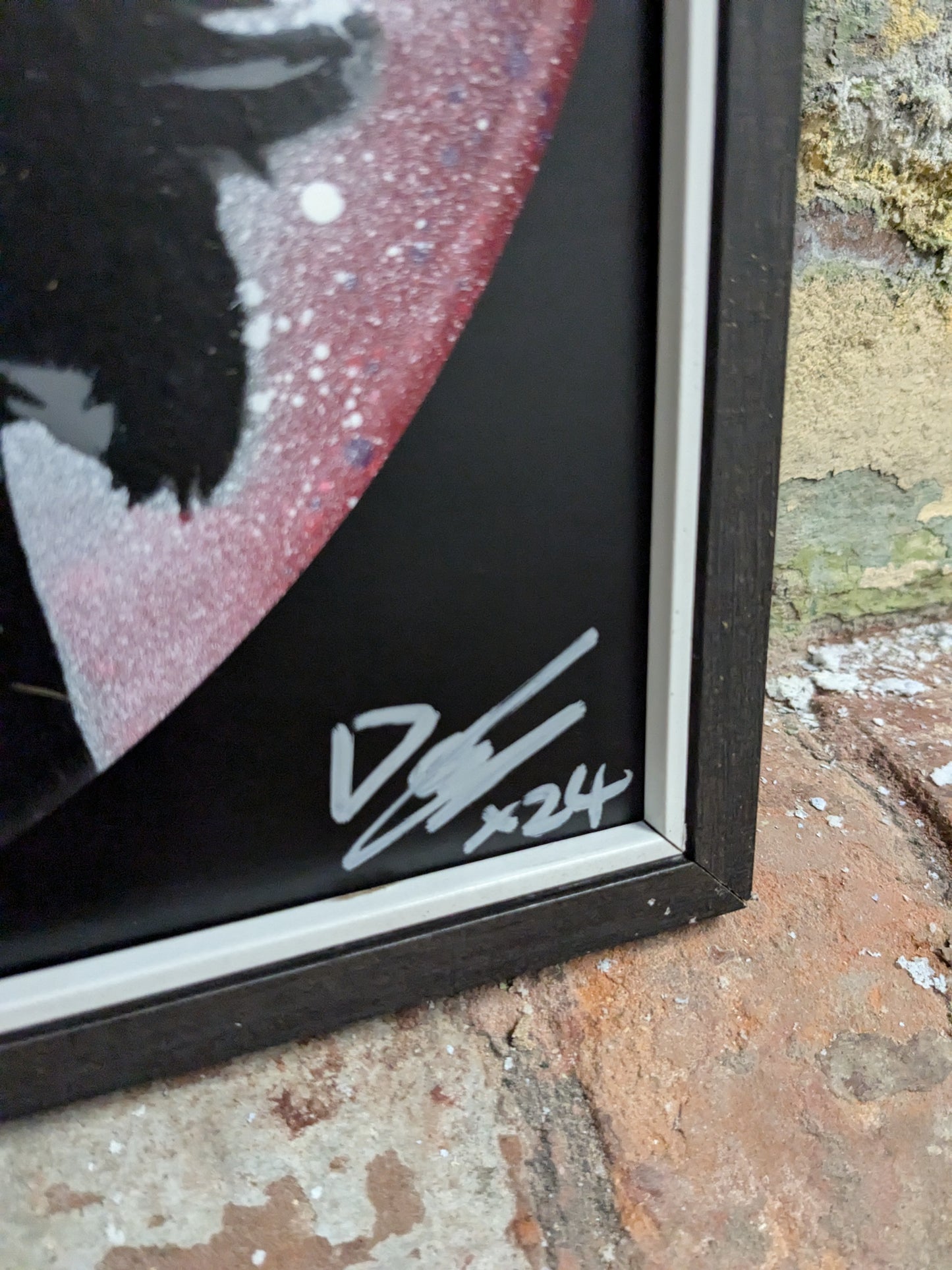 Eddie Vedder 12" Spray Painted Record