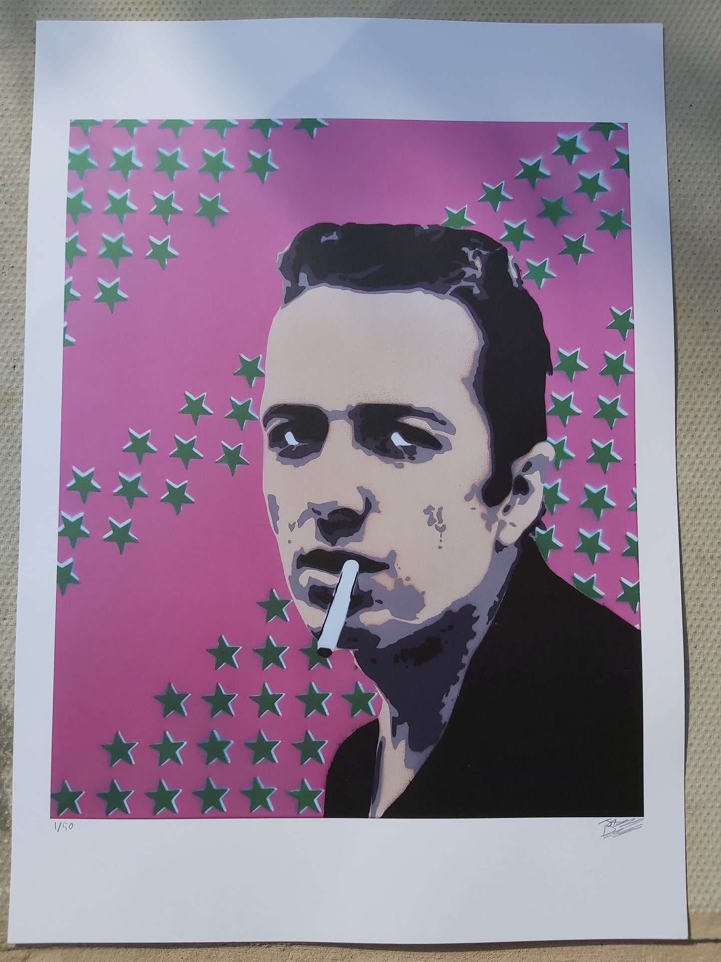 Joe Strummer A2 (23.4" x 16.5") Ltd Edition Print