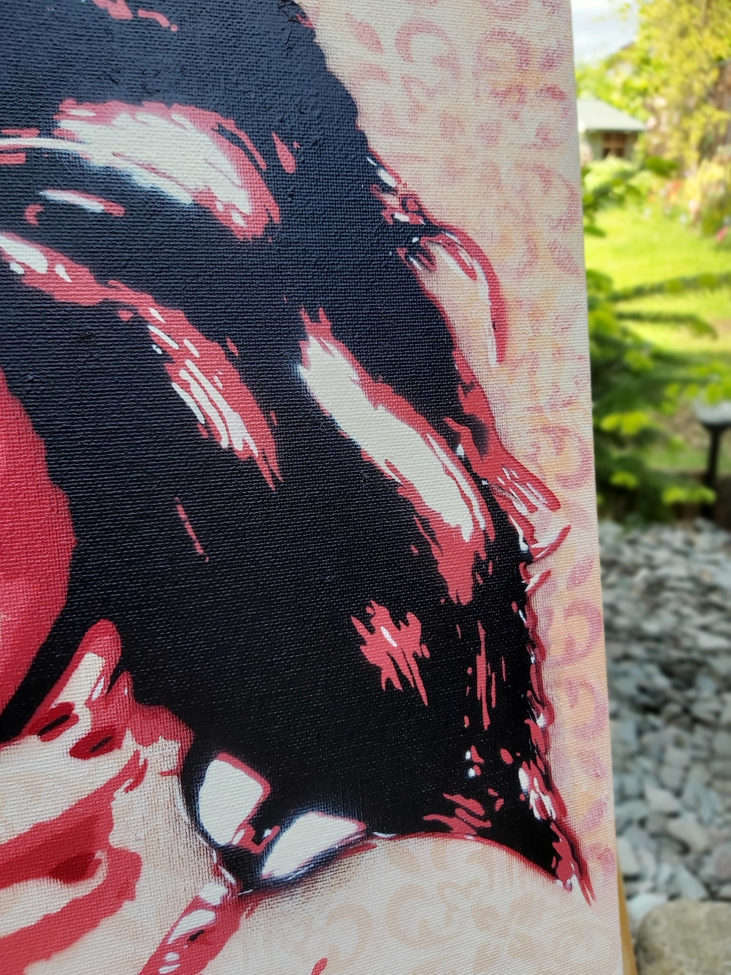 Kate Bush Original Spray Painting On A2 Canvas Board
