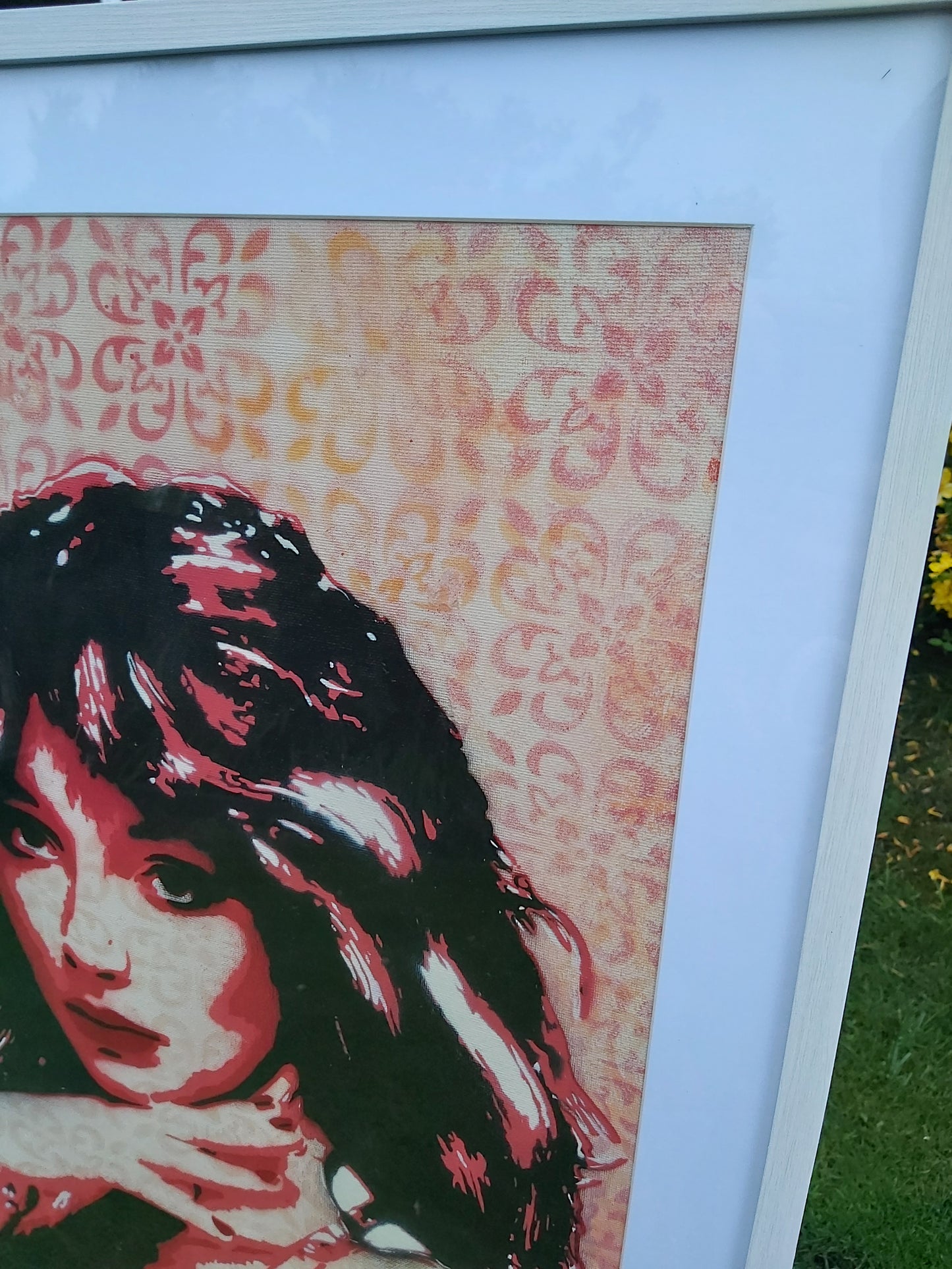 Kate Bush Original Spray Painting On A2 Canvas Board