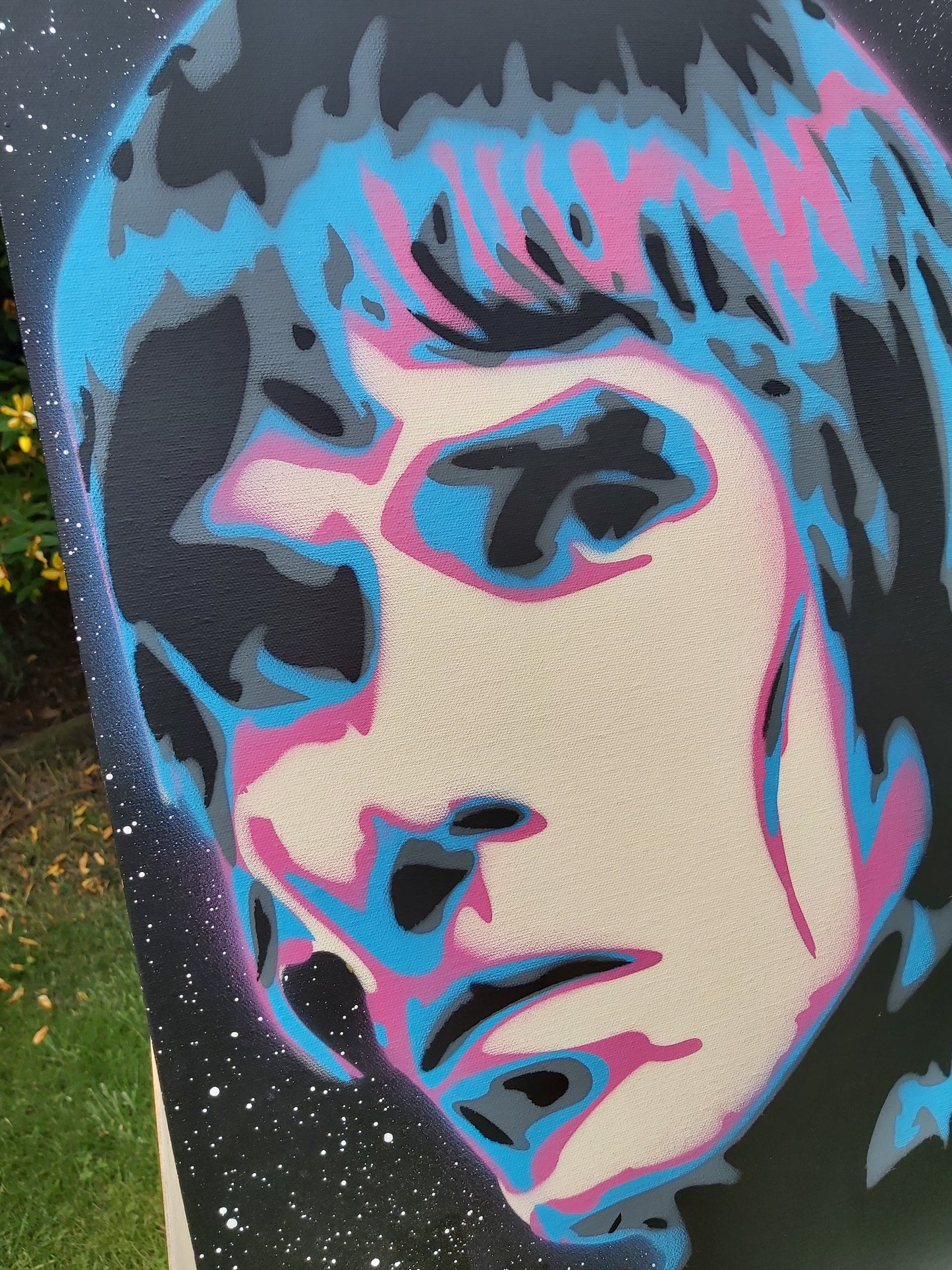 Ian Brown 16.5" x 23.4" Original Spray Painting