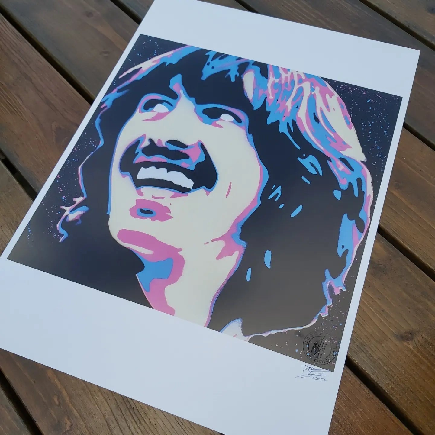 George Harrison Open Edition Giclèe Print