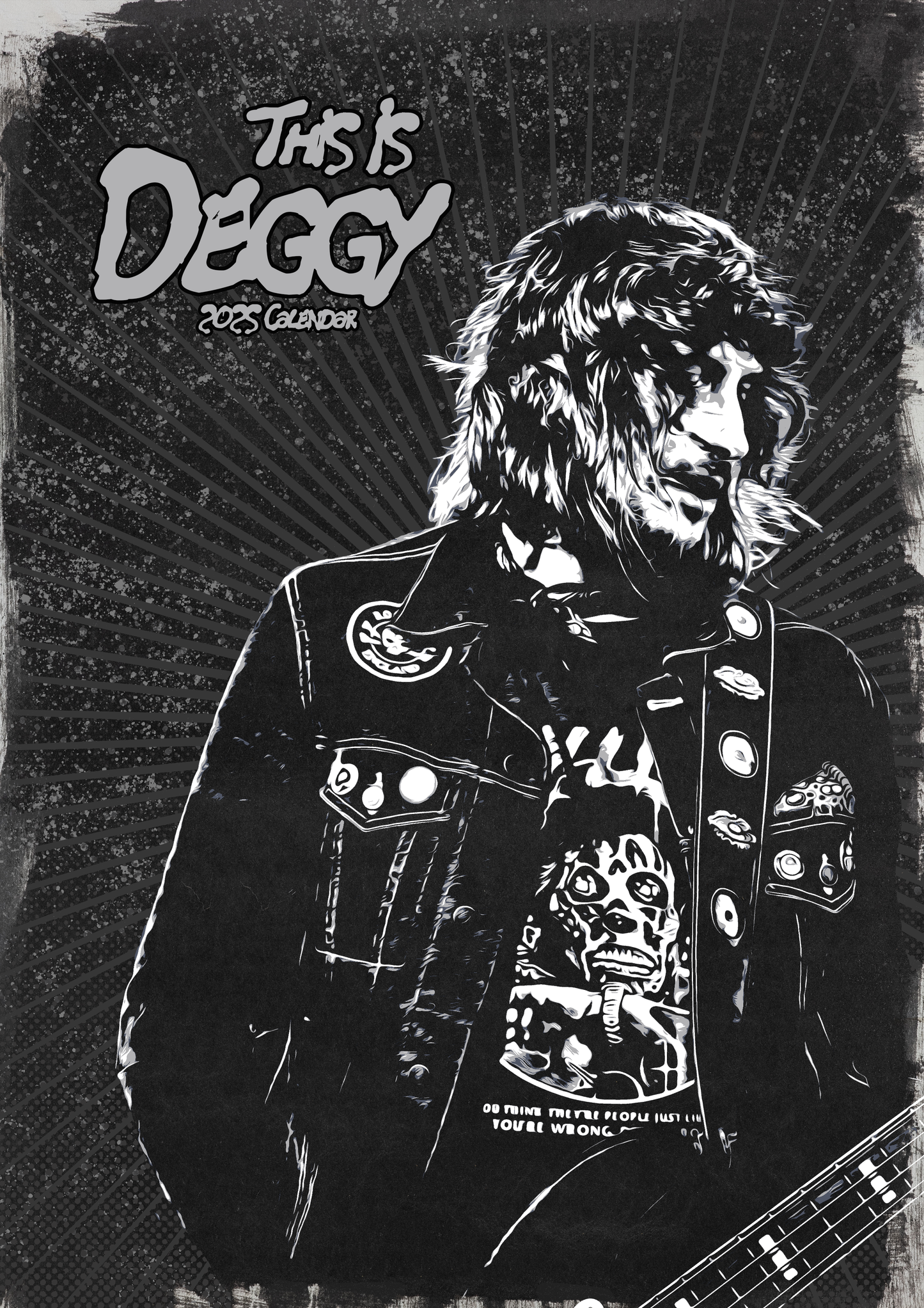 Deggy 2025 A4 Wall Calendar Pre Order