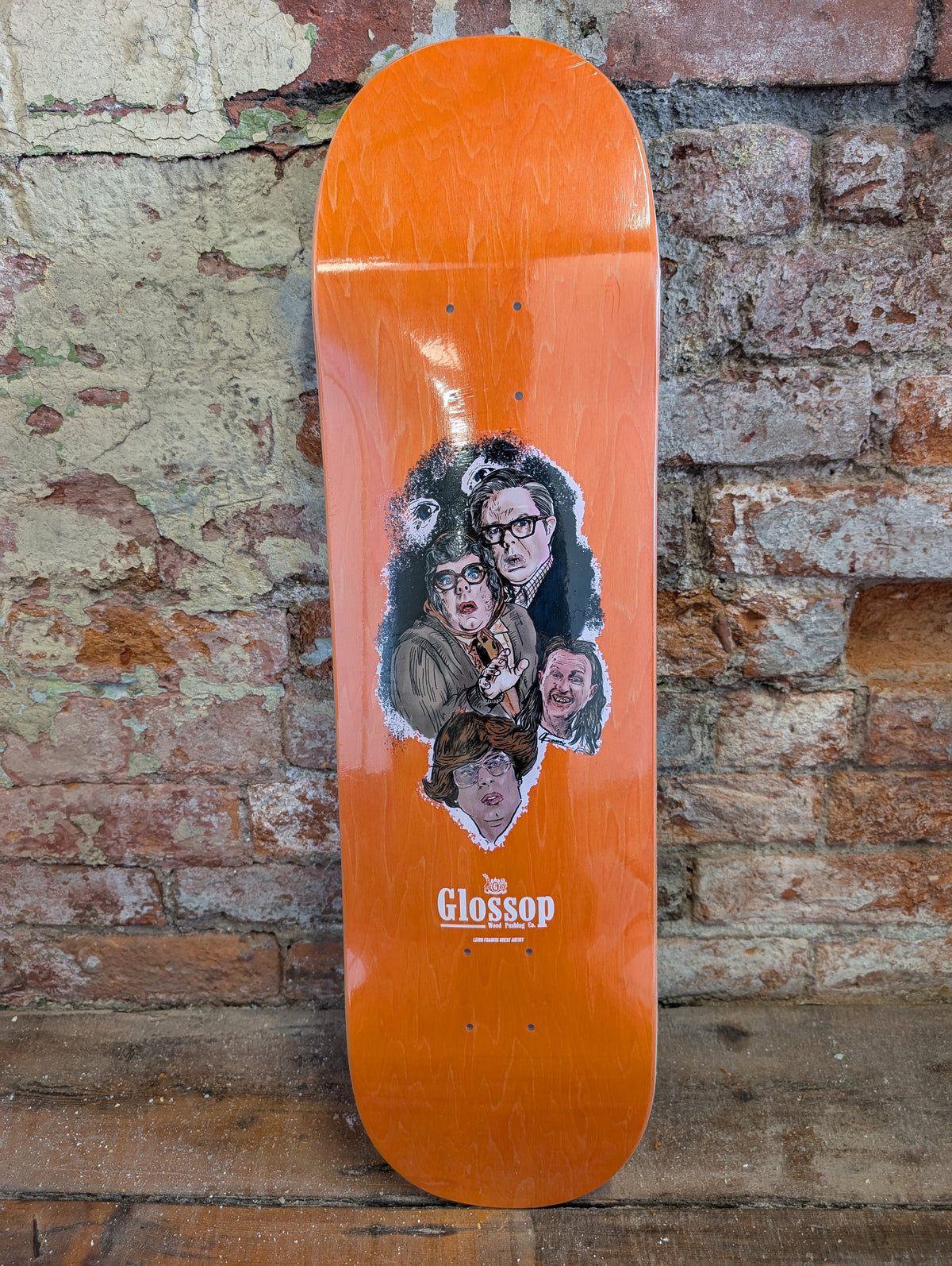 Glossop Wood Pushing Co. Are You Local? Skateboard Deck