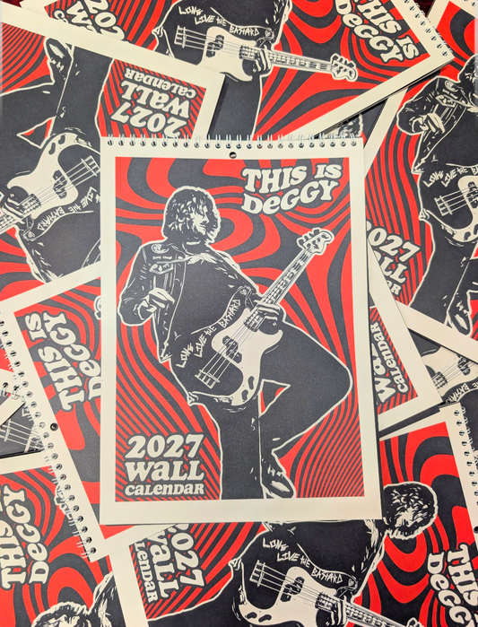 This Is Deggy 2027 A4 Wall Calendar