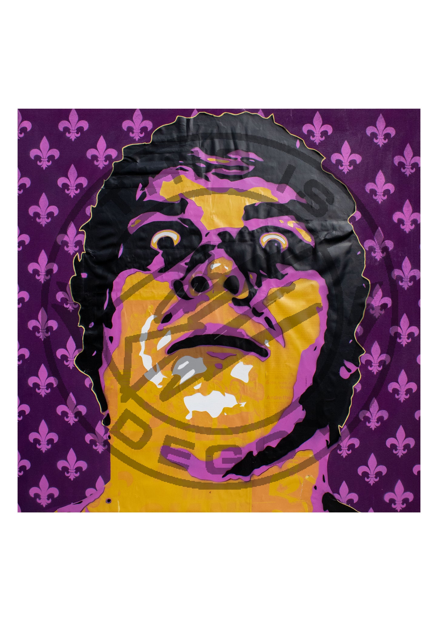 André The Giant Open Edition Gicleé Print