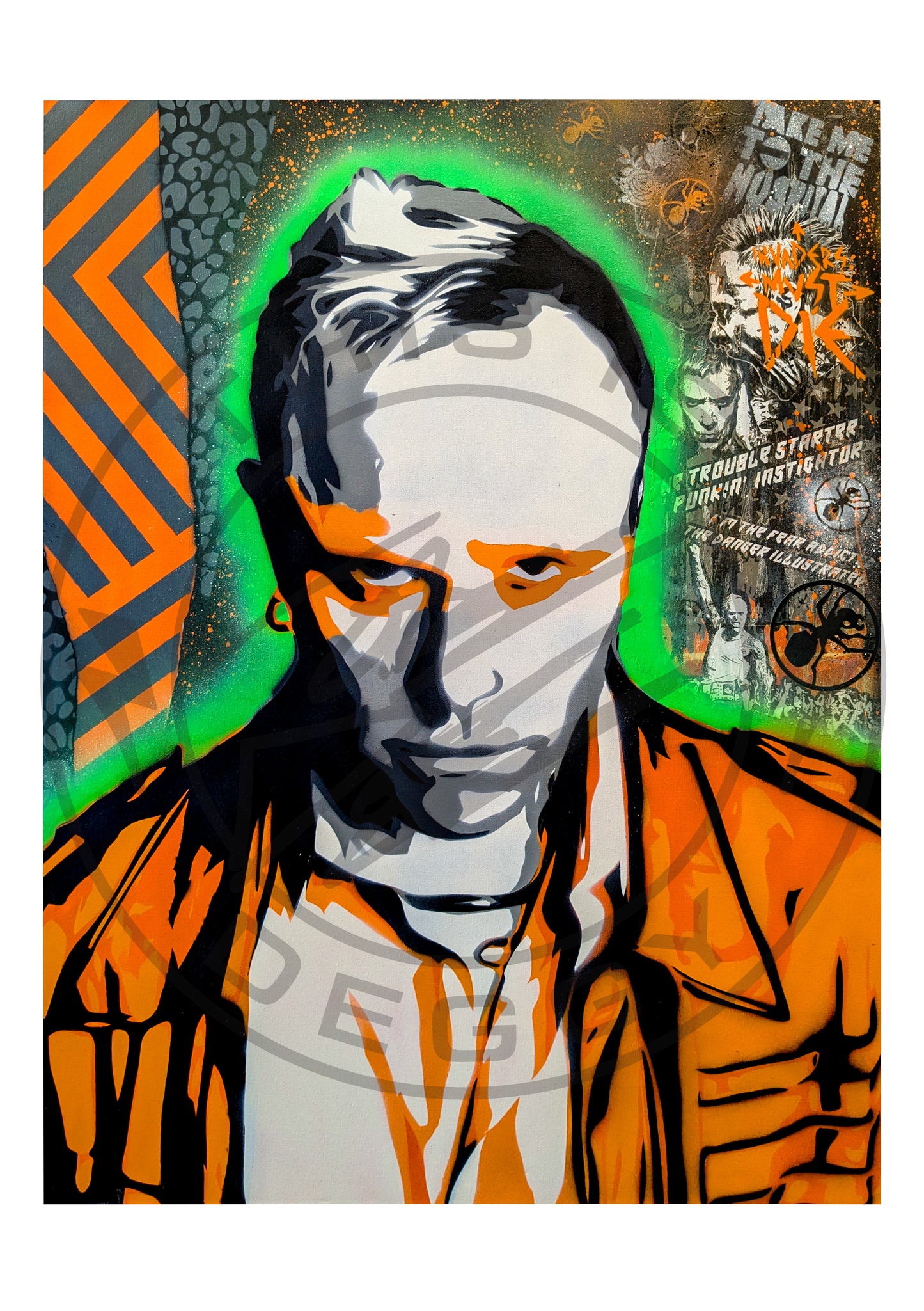 Keith Flint (The Prodigy) Open Edition Giglée Print