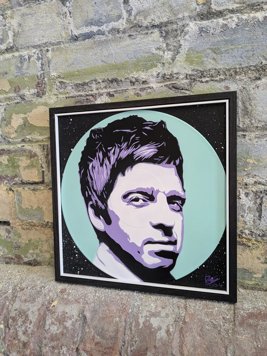 Noel Gallagher 12" Painted Record