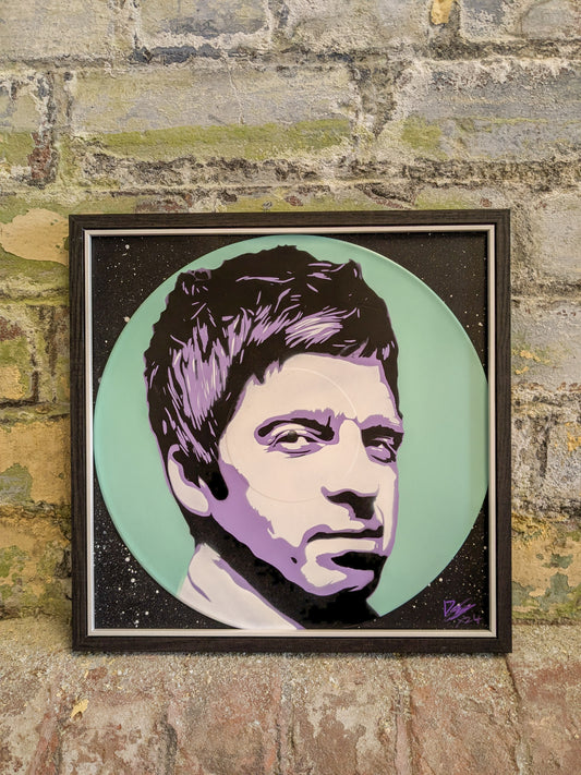 Noel Gallagher 12" Painted Record