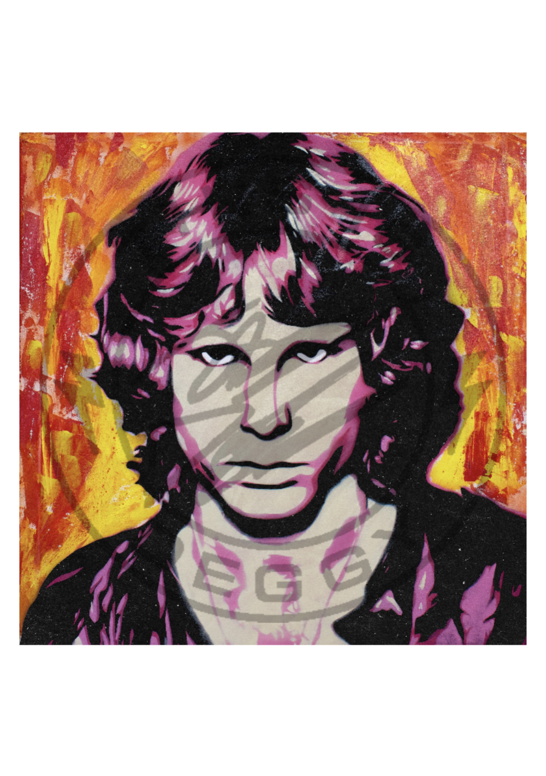 "The Lizard King" Jim Morrison Giclée Print