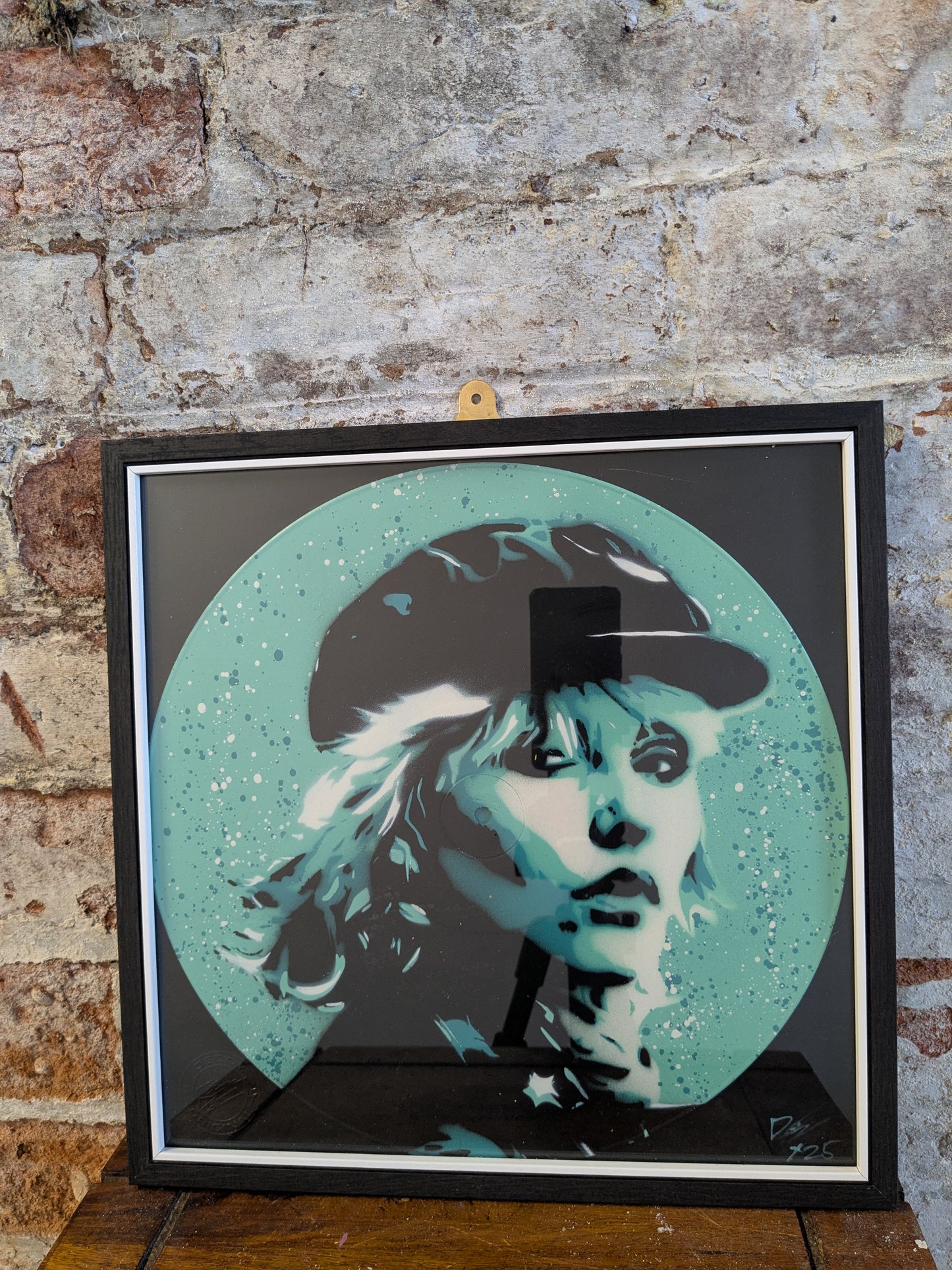 Debbie Harry 12" Vinyl Record Original Spray Painting (Sold Individually)