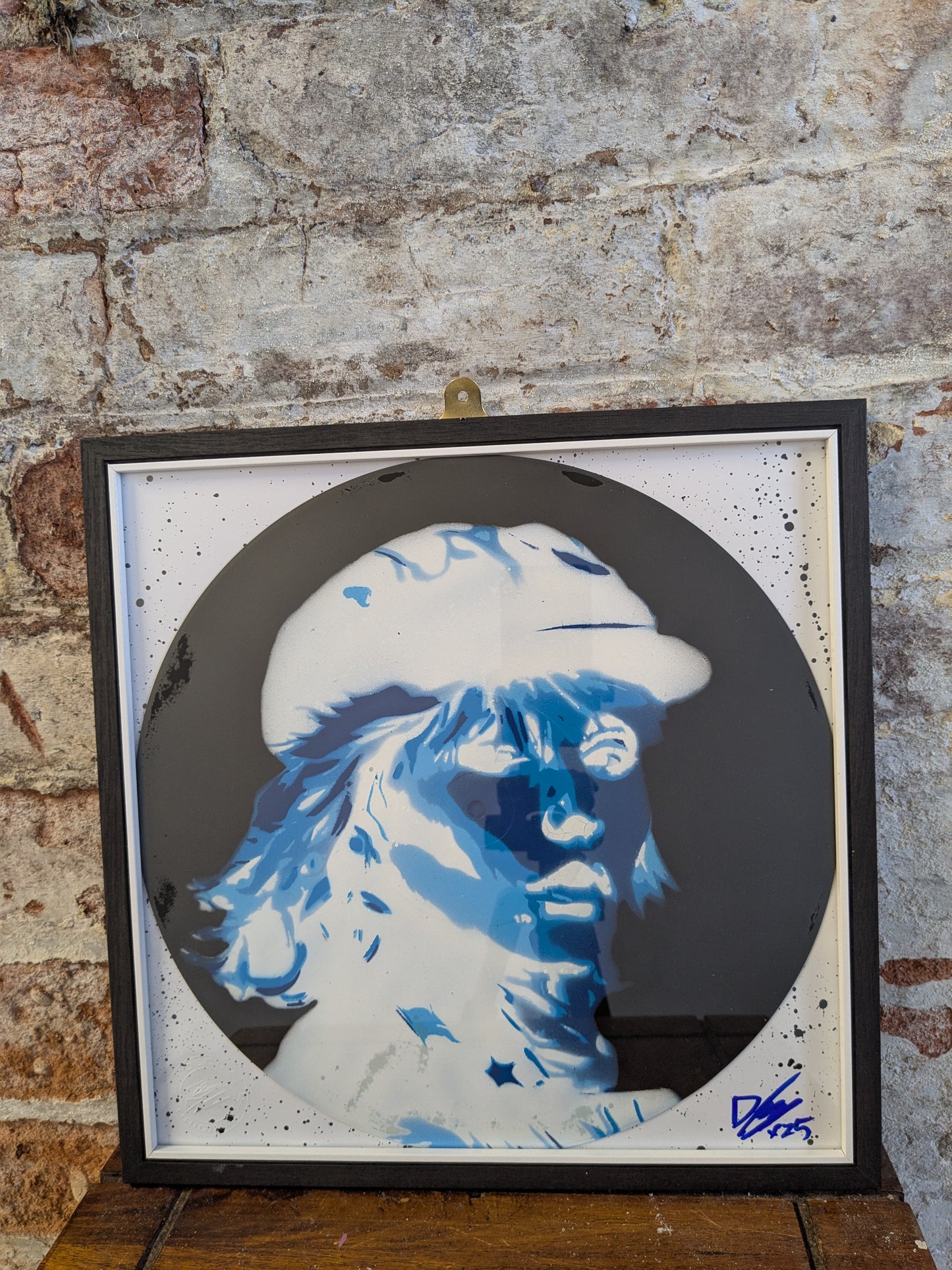 Debbie Harry 12" Vinyl Record Original Spray Painting (Sold Individually)