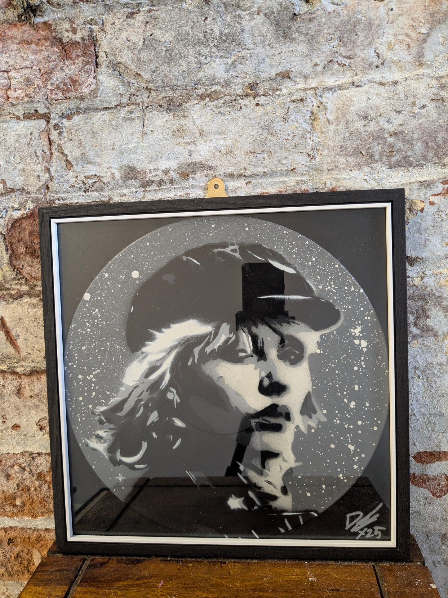 Debbie Harry 12" Vinyl Record Original Spray Painting (Sold Individually)