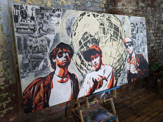 "An Open Letter To New York City" Beastie Boys Painting (200cm x 100cm)