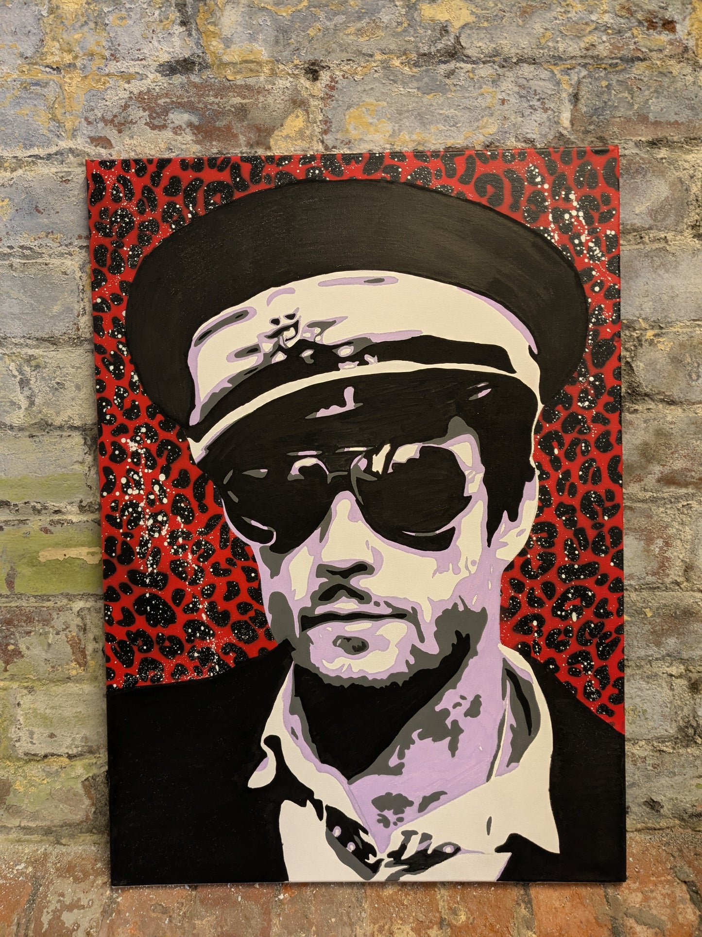 Scott Weiland 40cm x 50x Mixed Media Painting