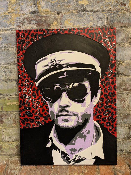 Scott Weiland 40cm x 50x Mixed Media Painting