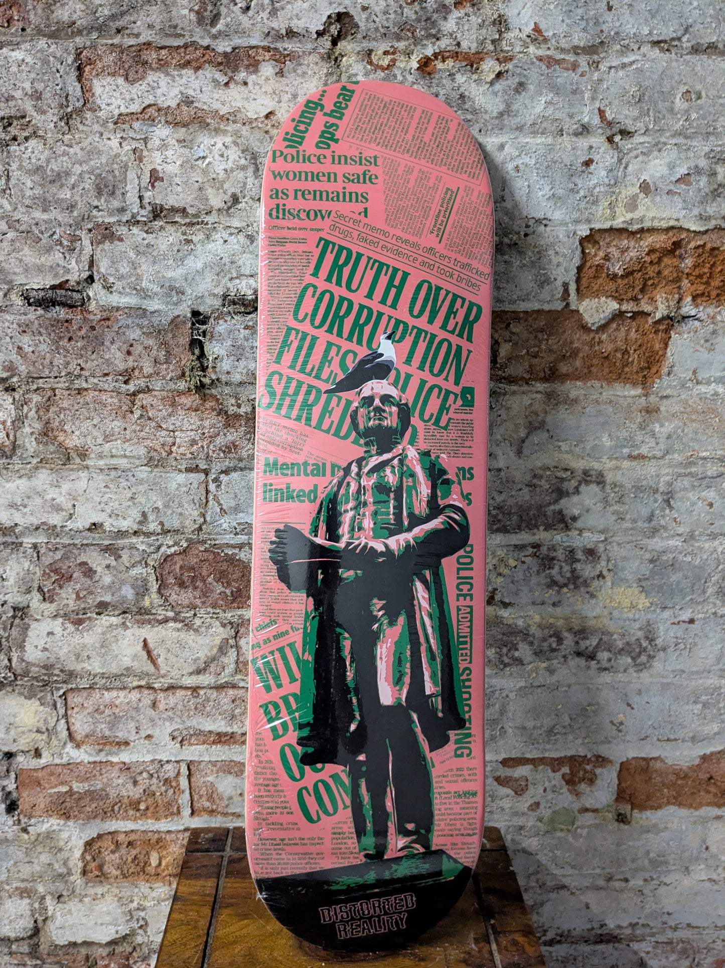 Distorted Reality - Power, Corruption & Lies Skateboard Deck