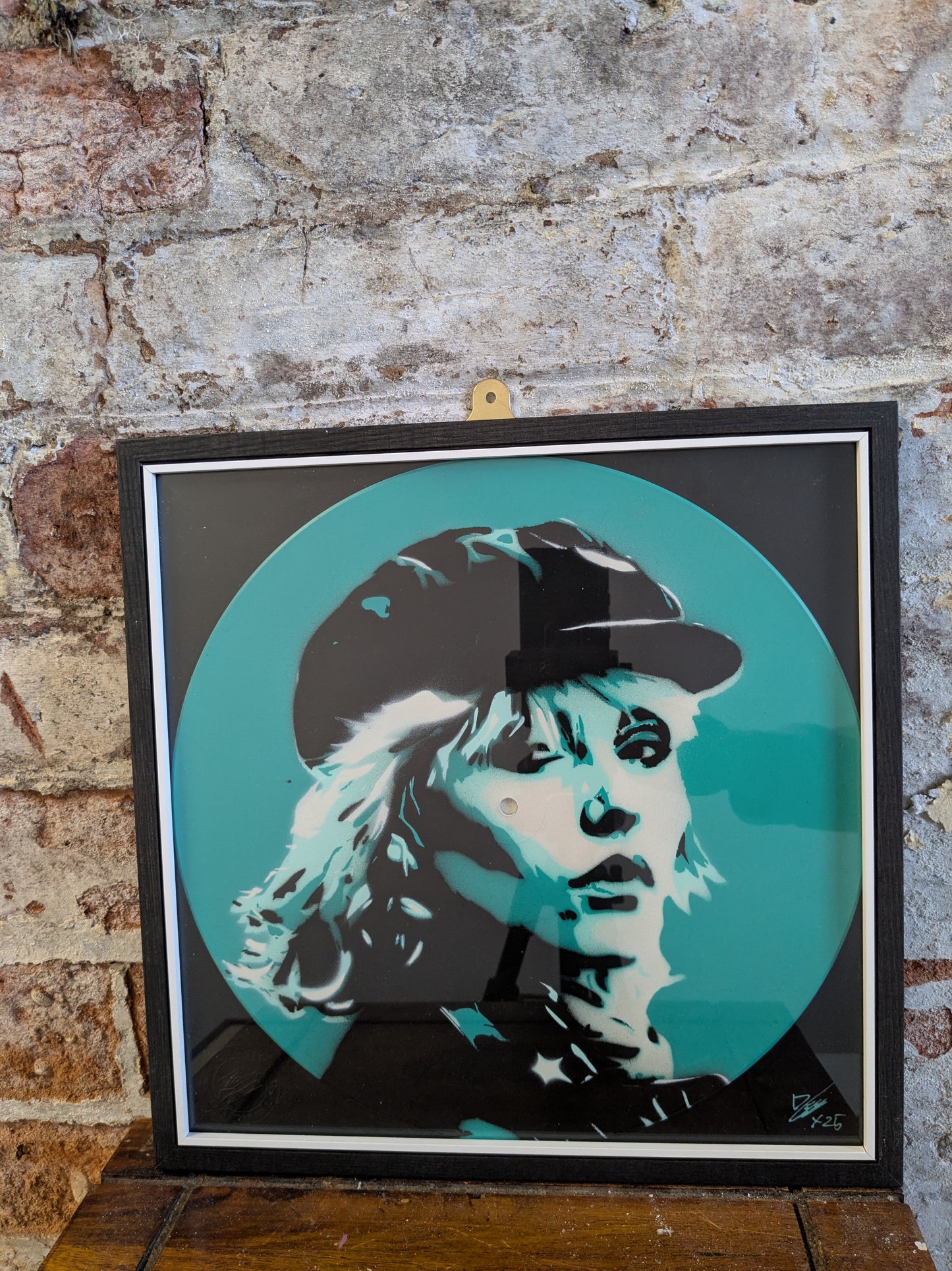 Debbie Harry 12" Vinyl Record Original Spray Painting (Sold Individually)