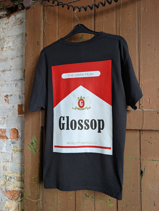 Glossop Wood Pushing Co. "Ciggy" T- Shirt Black