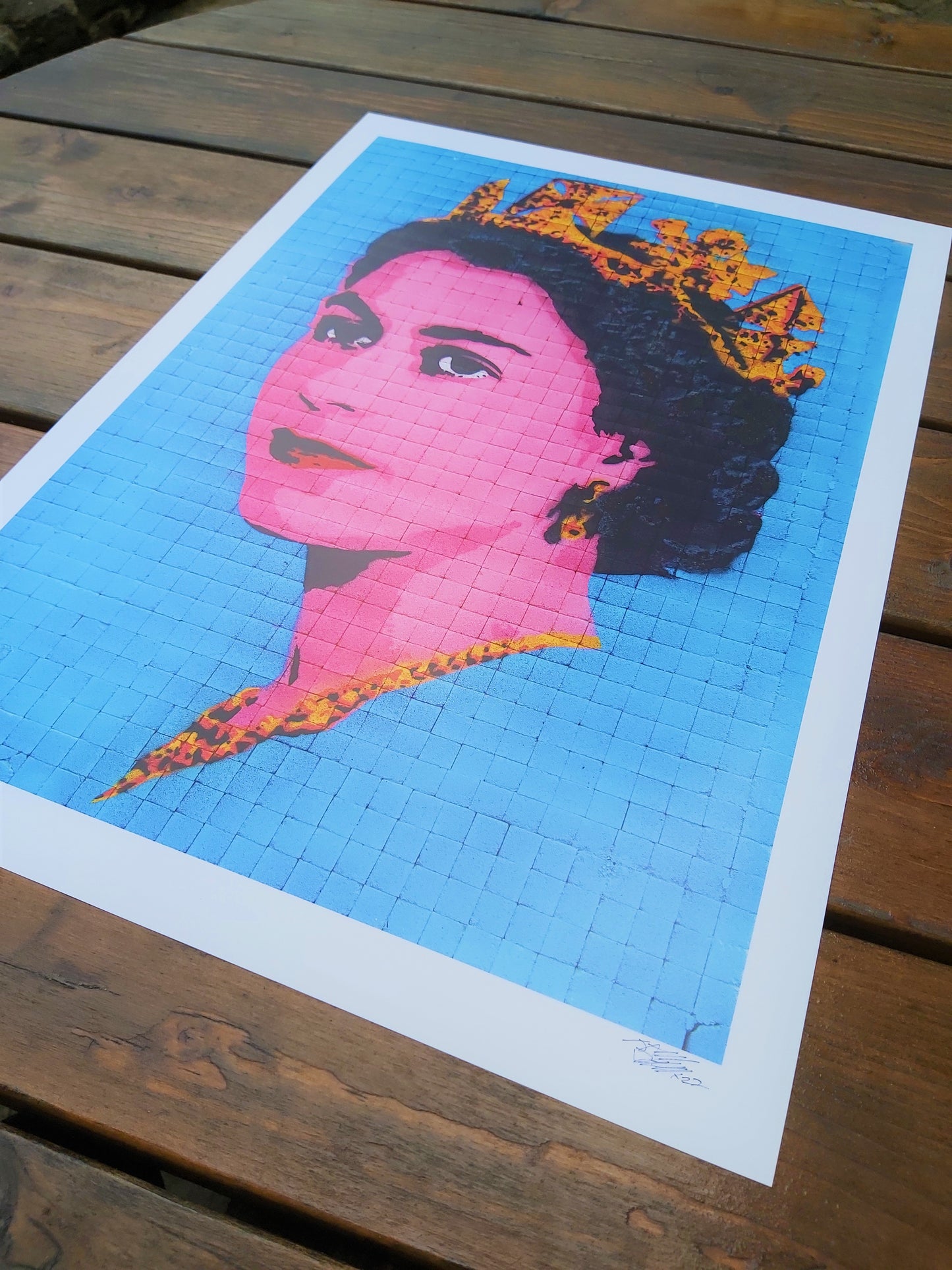 Queen Elizabeth II Sugar & Tea A2 GICLÉE FINE ART PRINT