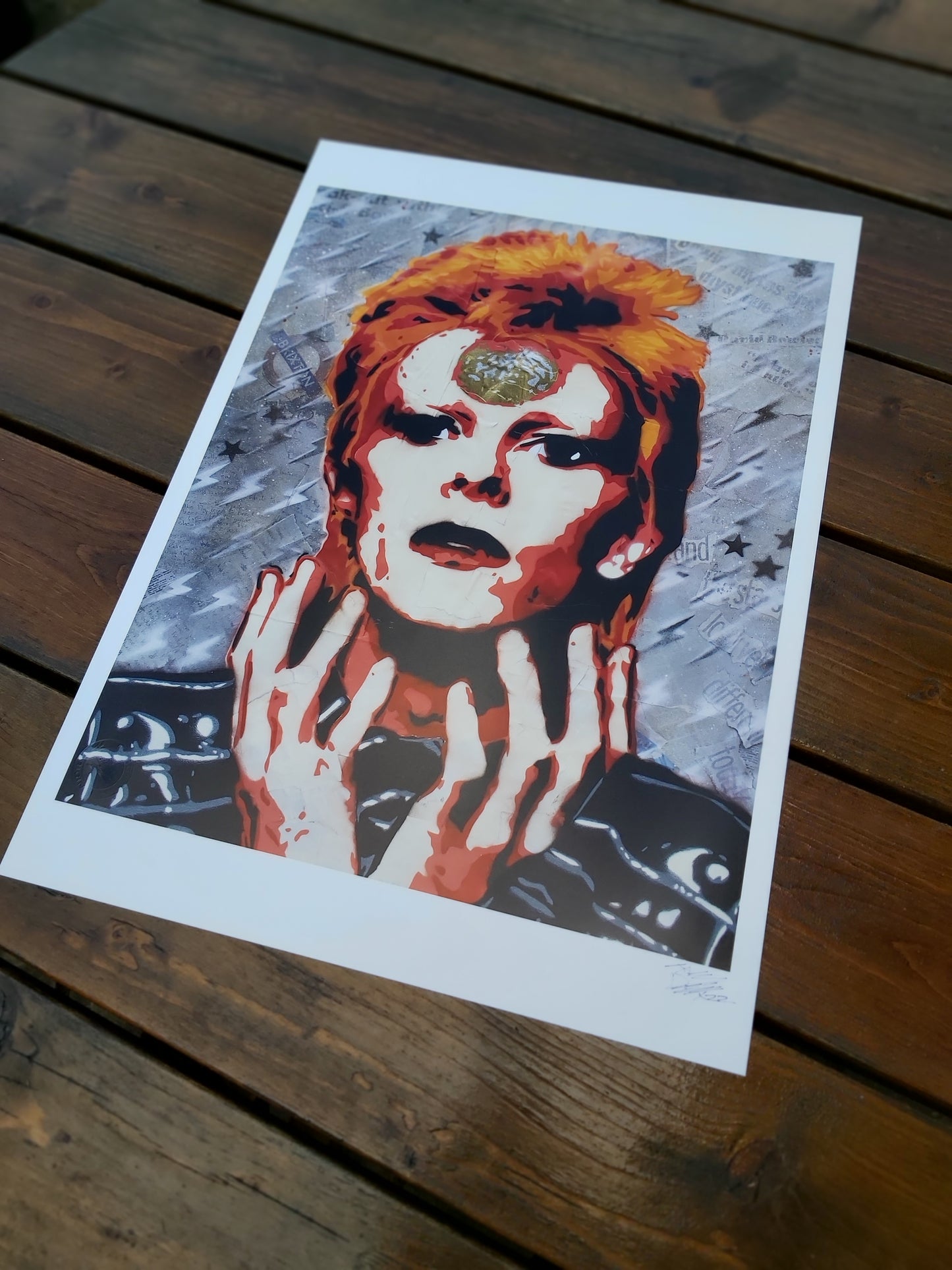 David Bowie "Ziggy Stardust" GICLÉE FINE ART PRINT